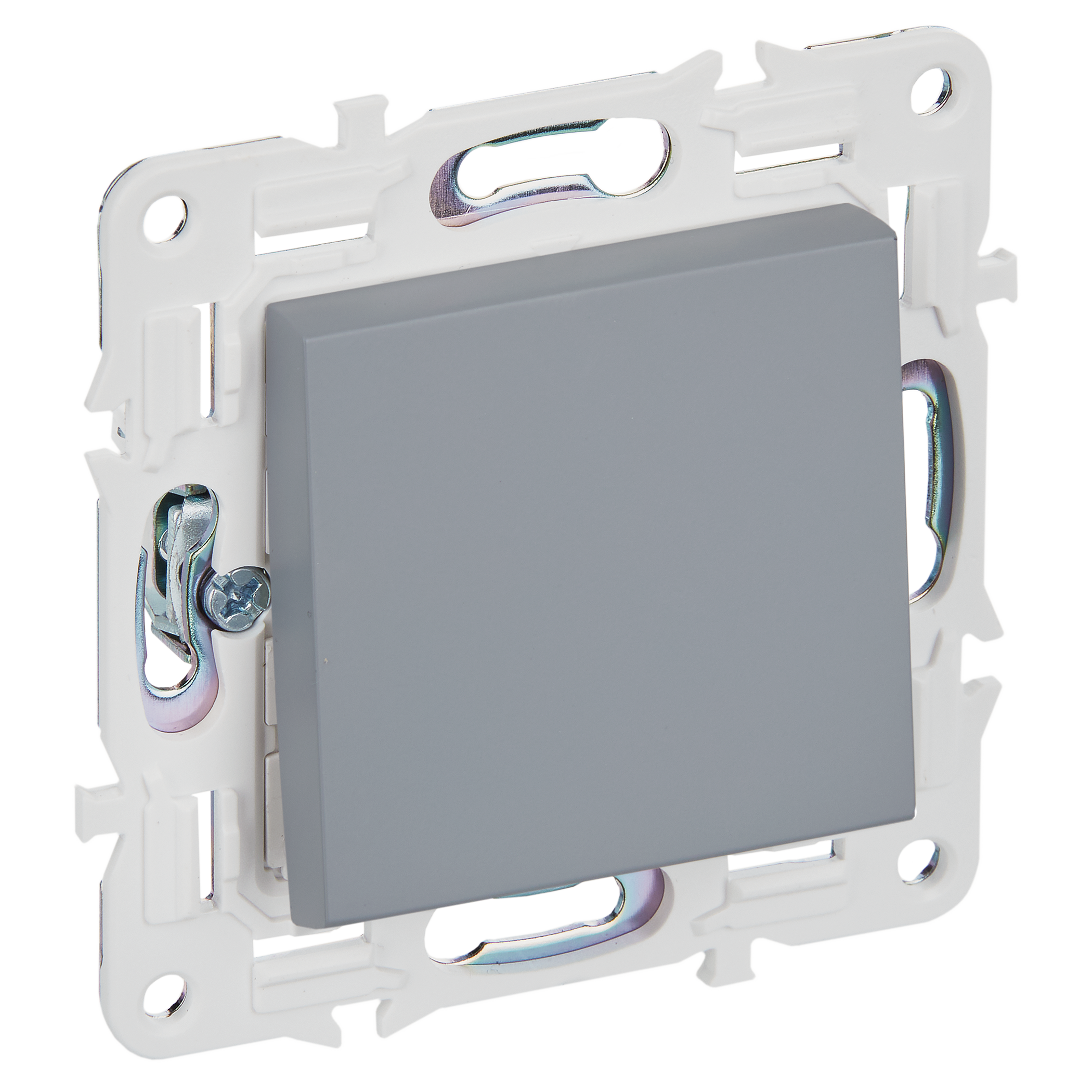 SKANDY Выключатель 1-клавишный перекрестный 10А SK-V03Gr серый IEK