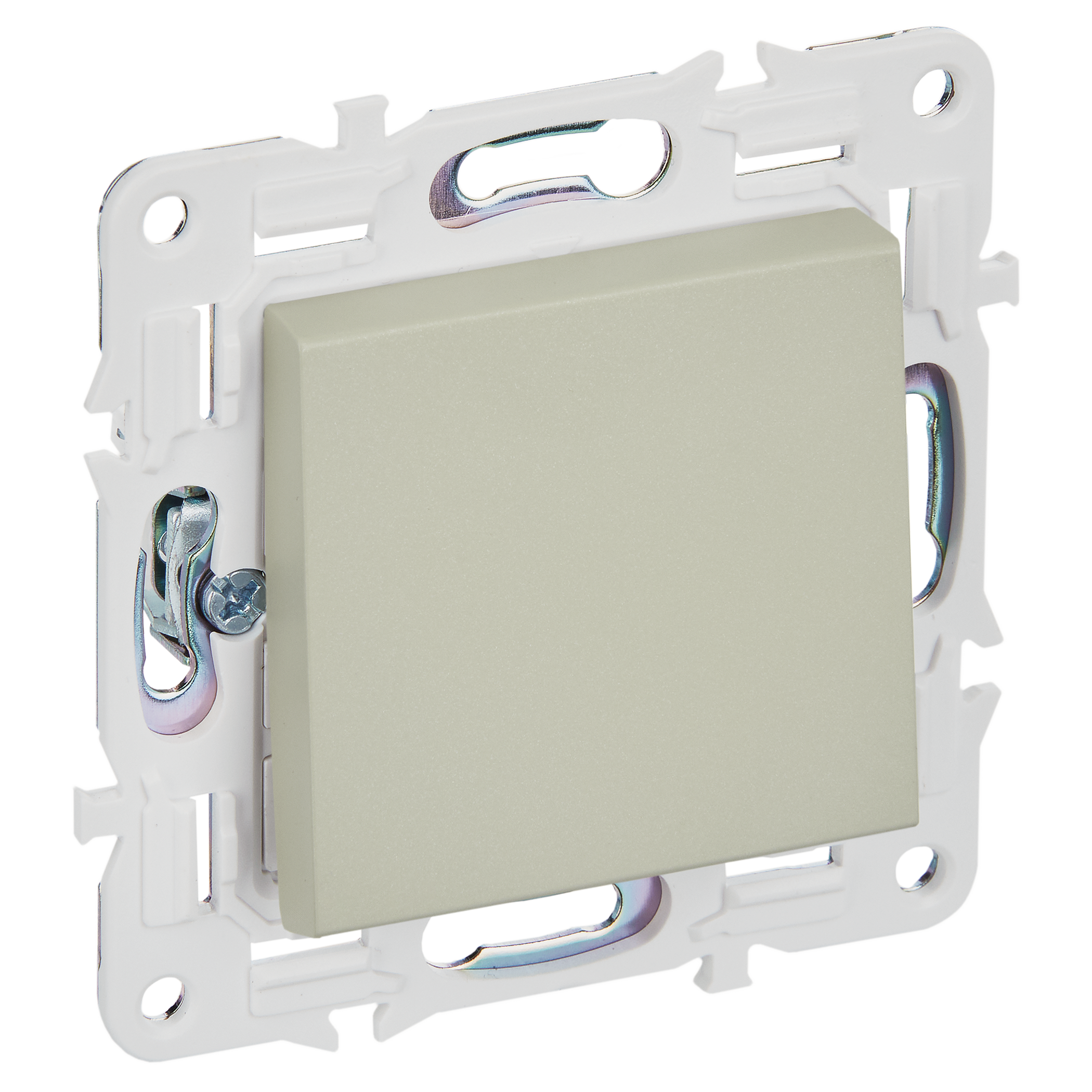 SKANDY Выключатель 1-клавишный перекрестный 10А SK-V03B бежевый IEK