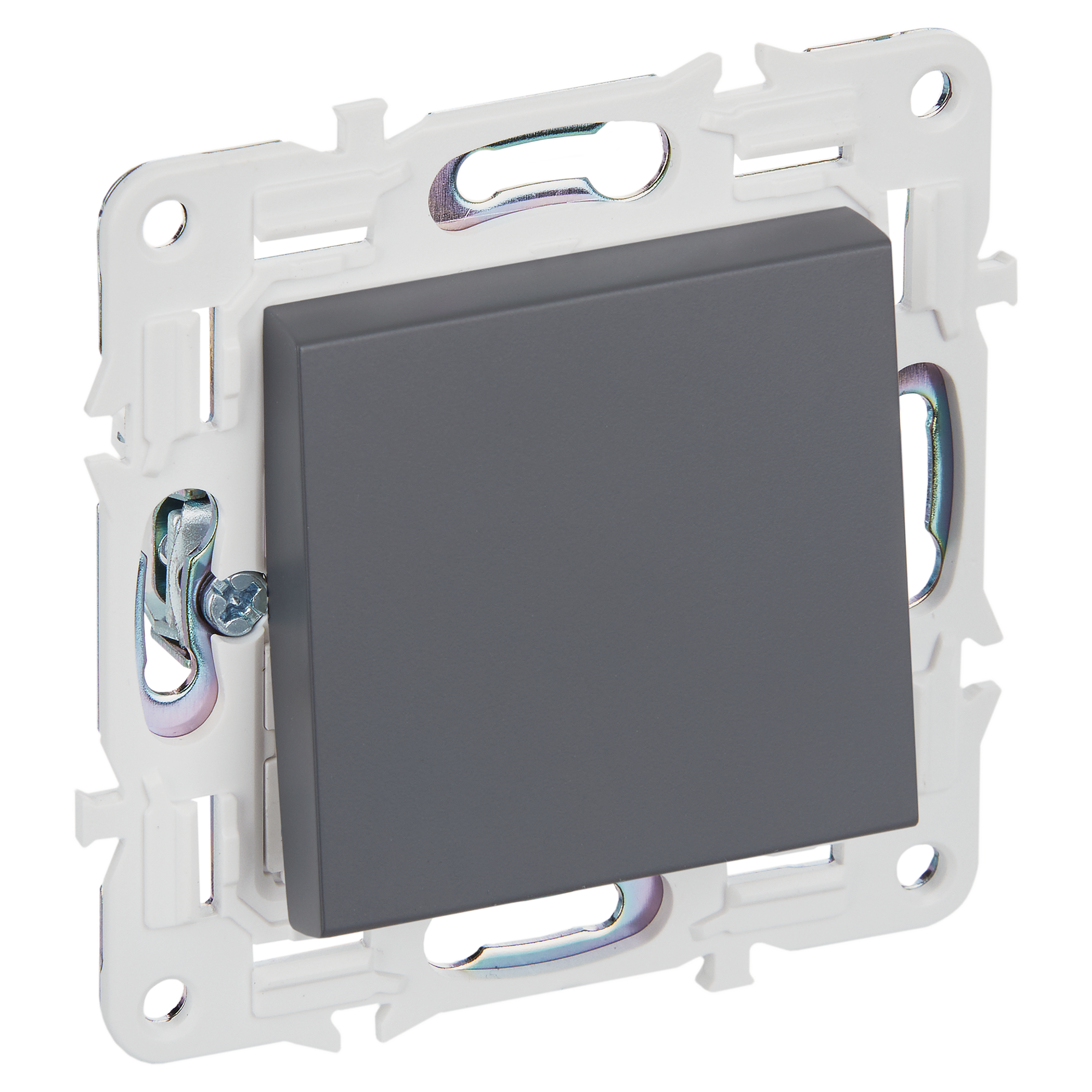 SKANDY Выключатель 1-клавишный перекрестный 10А SK-V03T титан IEK