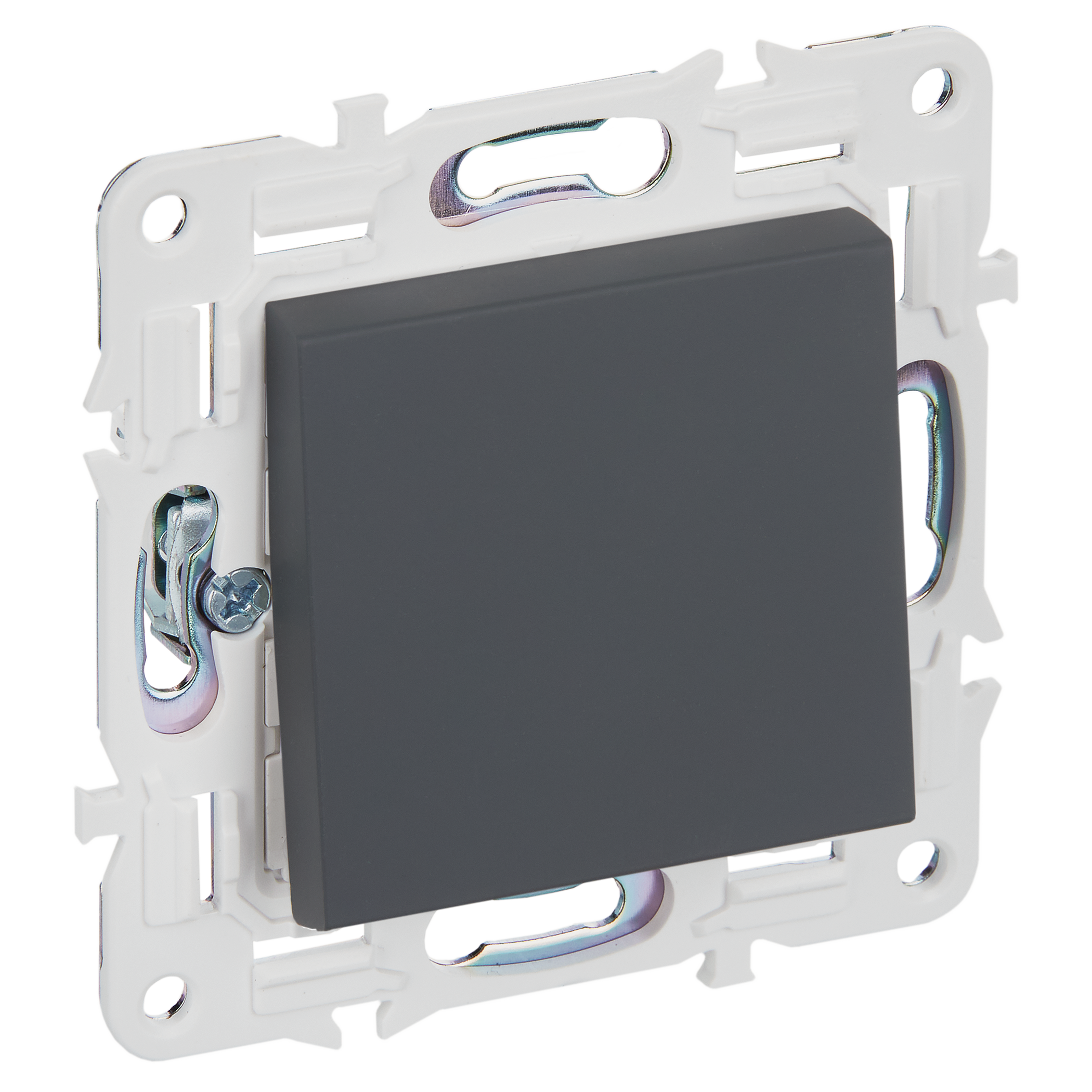 SKANDY Выключатель 1-клавишный перекрестный 10А SK-V03G графит IEK