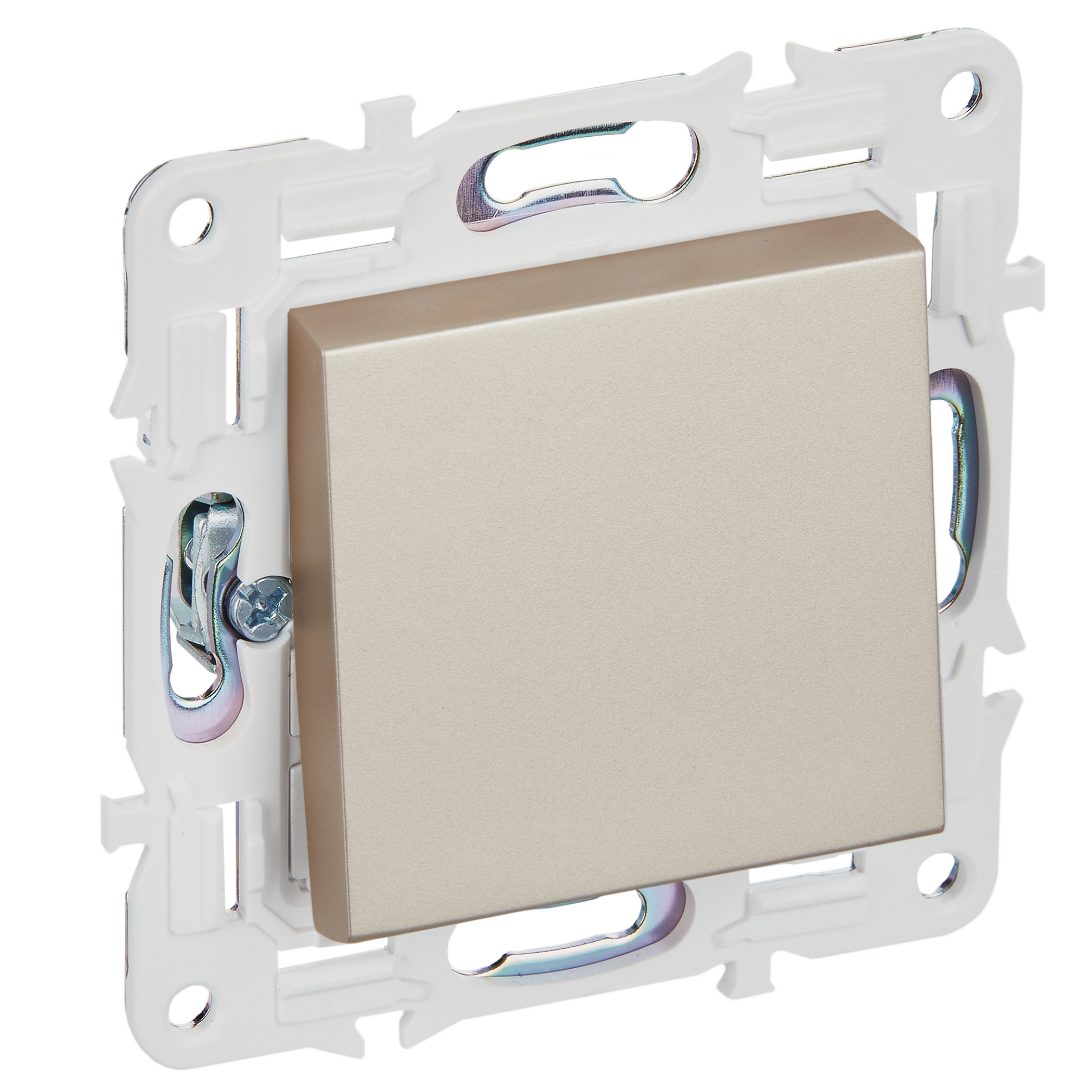 SKANDY Выключатель 1-клавишный перекрестный 10А SK-V03Sa песочный IEK