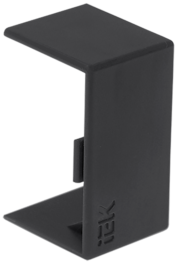 Соединитель на стык ELECOR КМС 25х16 черный (1 уп.-4 шт.)