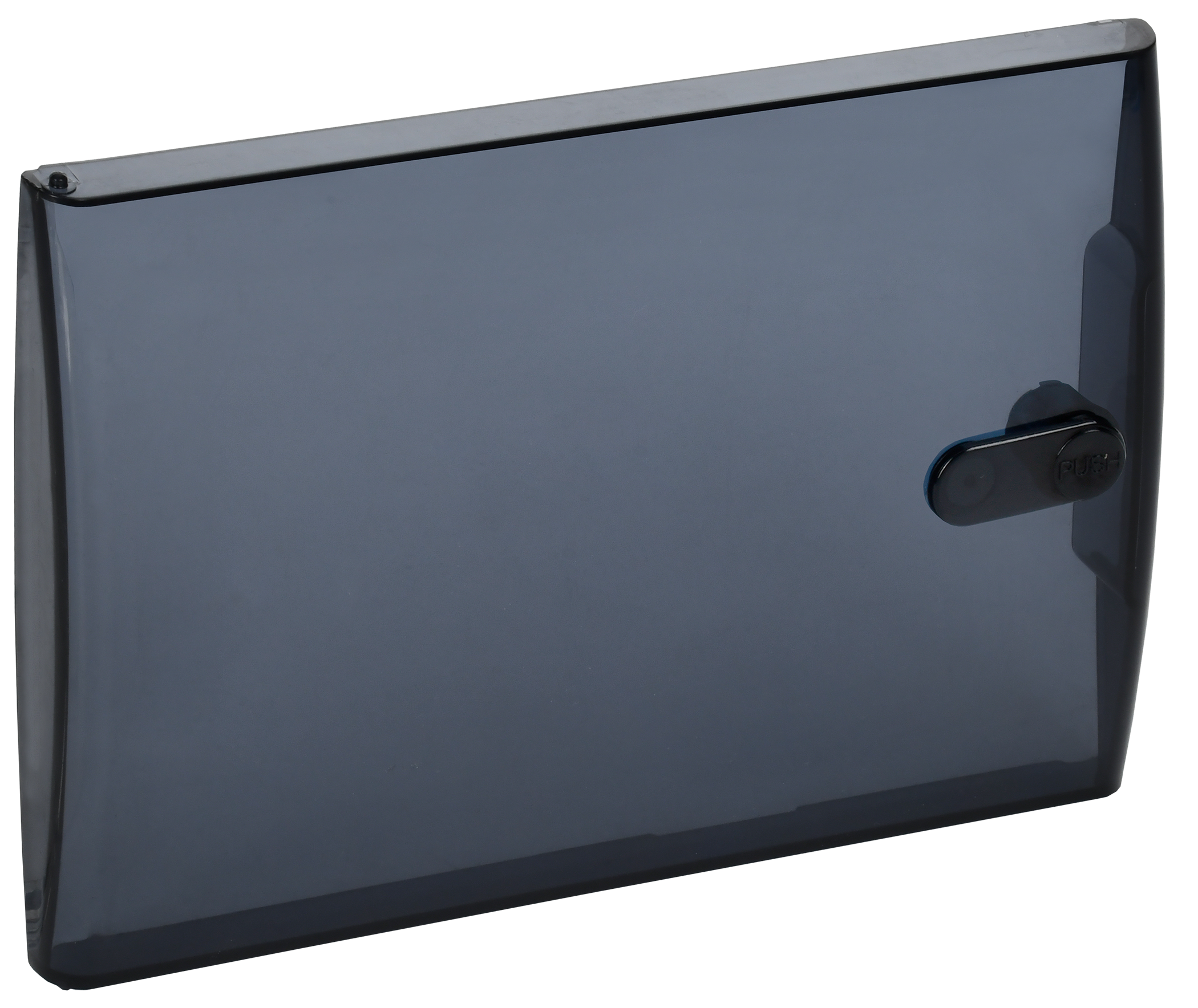 Дверца для корпуса пластикового ЩРН(В)-П-8 IP41 черная прозрачная TEKFOR