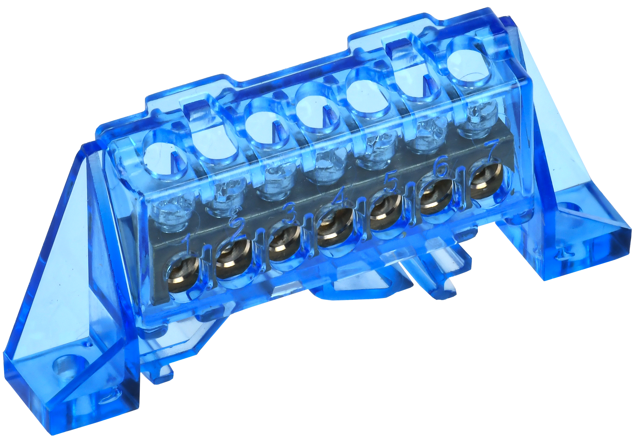 TEKFOR Шина N ноль в комбинированном DIN-изоляторе Стойка 6х9-7-С IEK