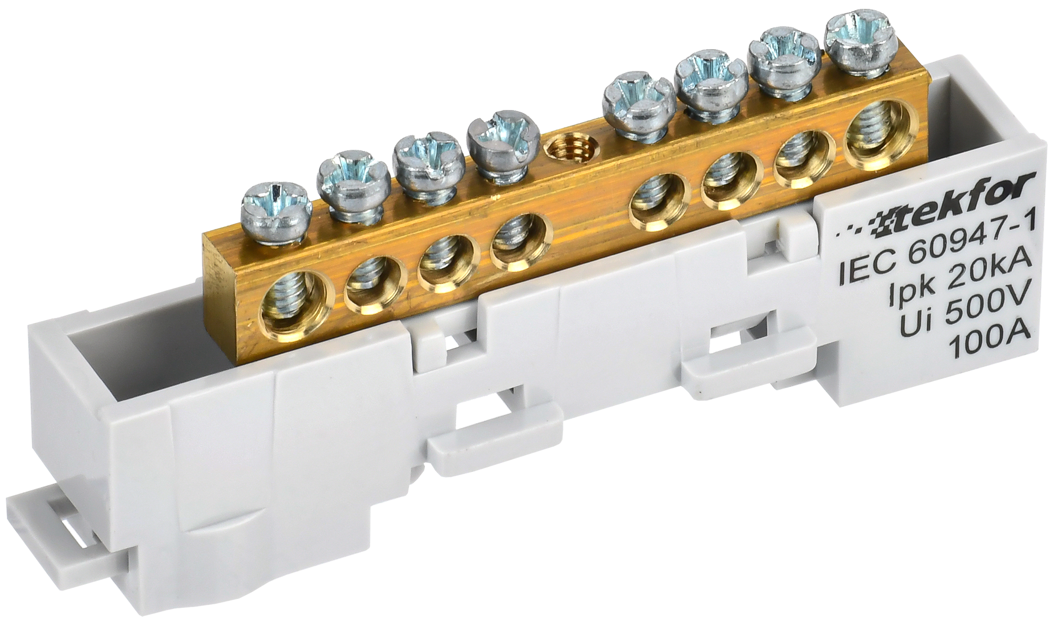 TEKFOR Шина L фаза неизолированная на универсальном держателе 6х9-8-Ср IEK