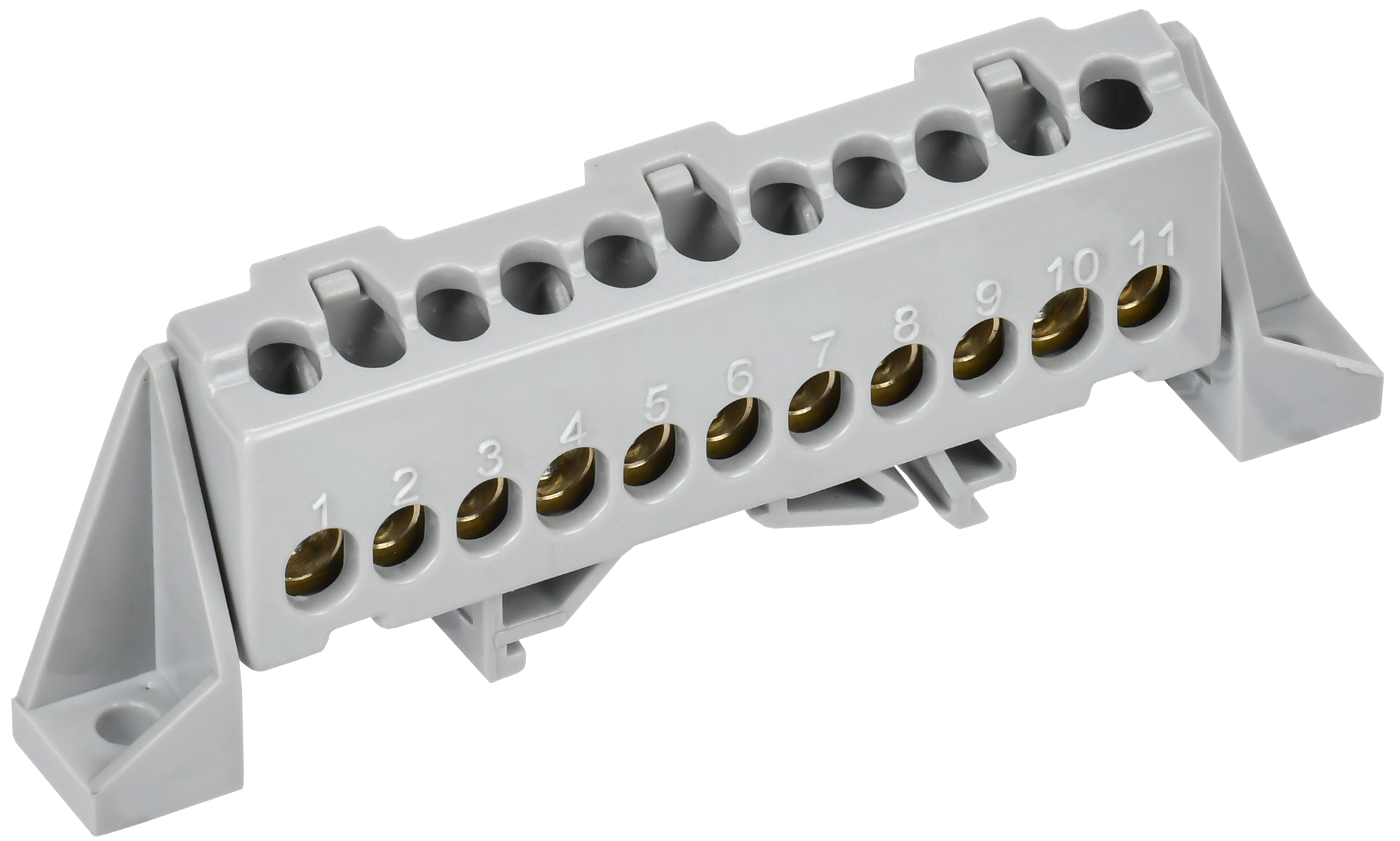 TEKFOR Шина L фаза в комбинированном DIN-изоляторе Стойка 6х9-11-Ср IEK