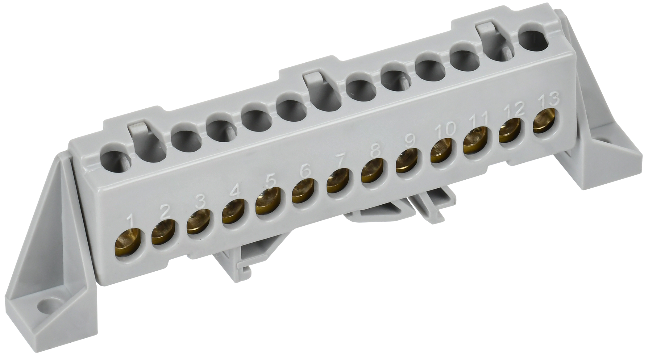 TEKFOR Шина L фаза в комбинированном DIN-изоляторе Стойка 6х9-13-Ср IEK