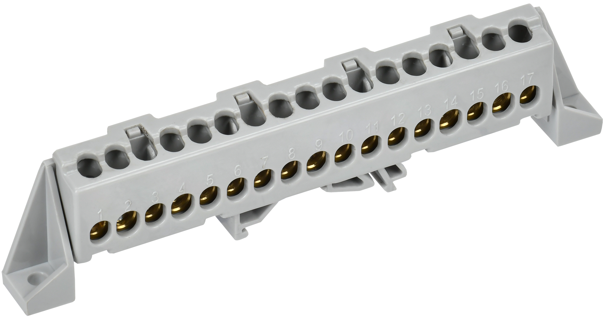 TEKFOR Шина L фаза в комбинированном DIN-изоляторе Стойка 6х9-17-Ср IEK