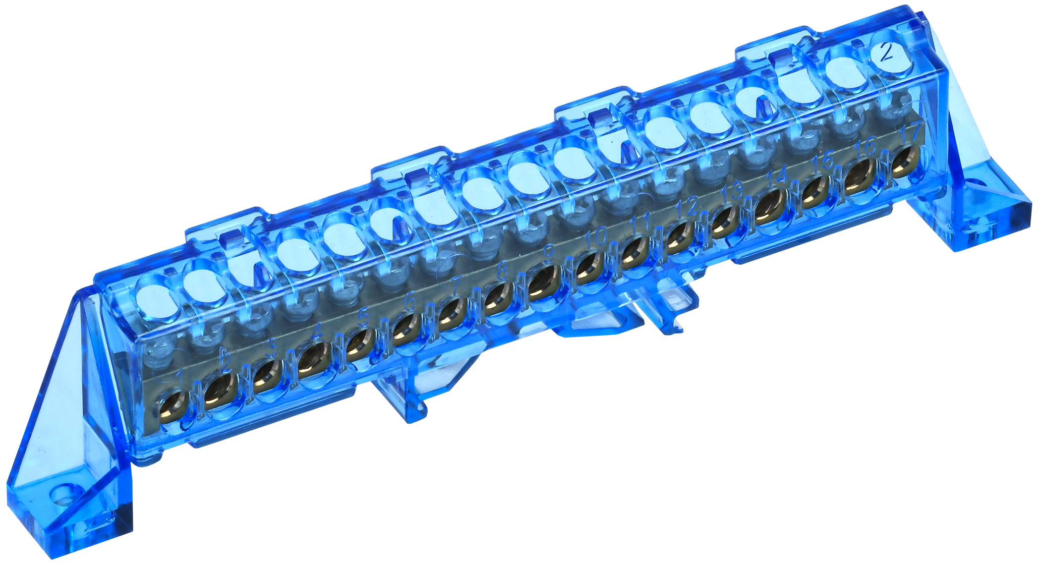 TEKFOR Шина N ноль в комбинированном DIN-изоляторе Стойка 6х9-17-С IEK