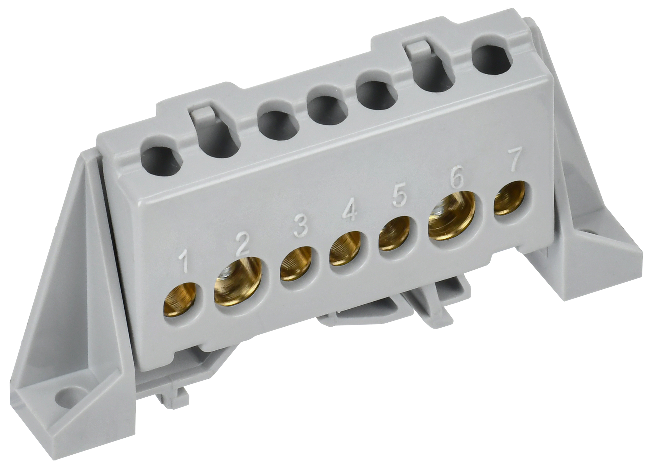 TEKFOR Шина L фаза в комбинированном DIN-изоляторе Стойка 8х12-7-Ср IEK