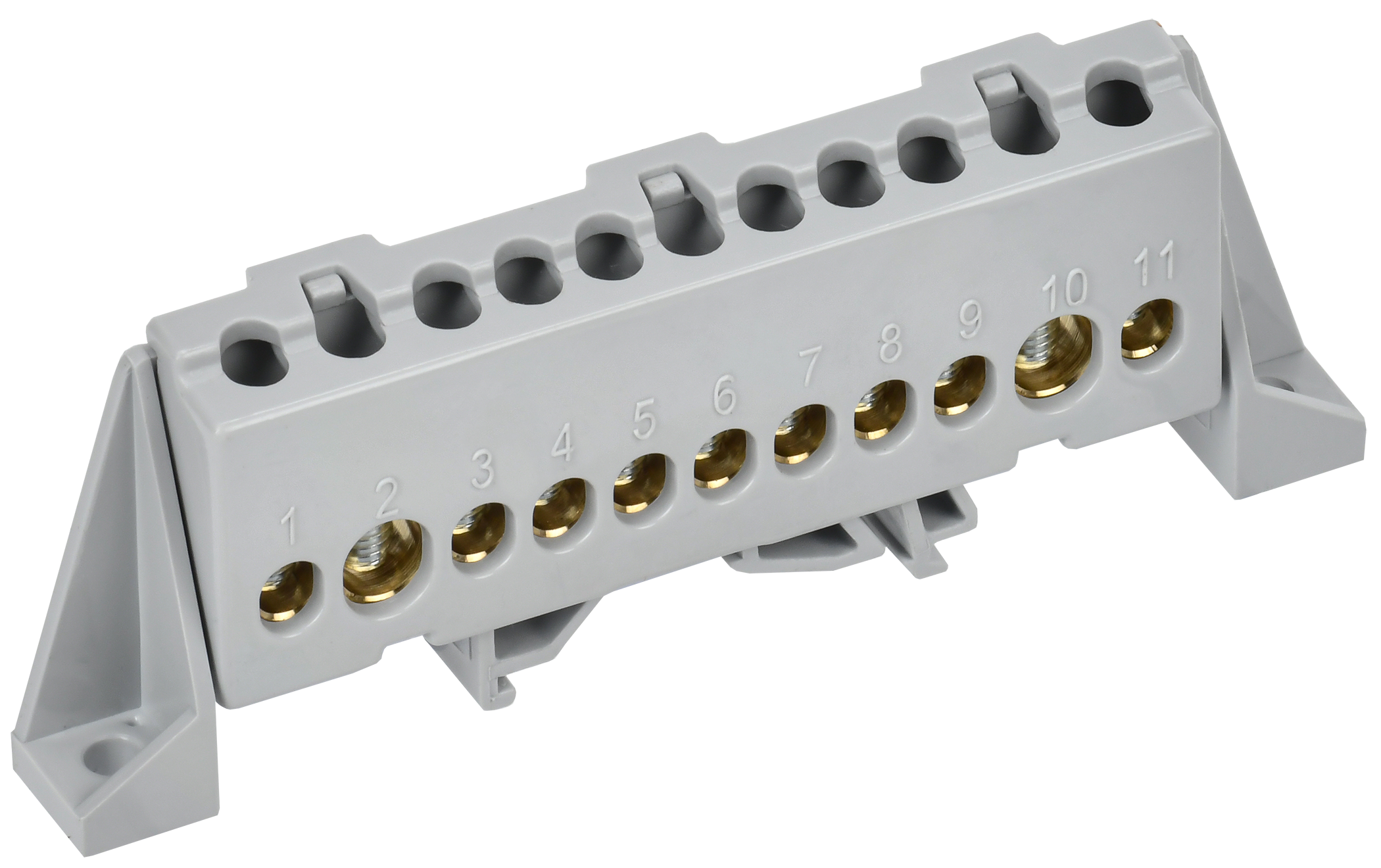 TEKFOR Шина L фаза в комбинированном DIN-изоляторе Стойка 8х12-11-Ср IEK
