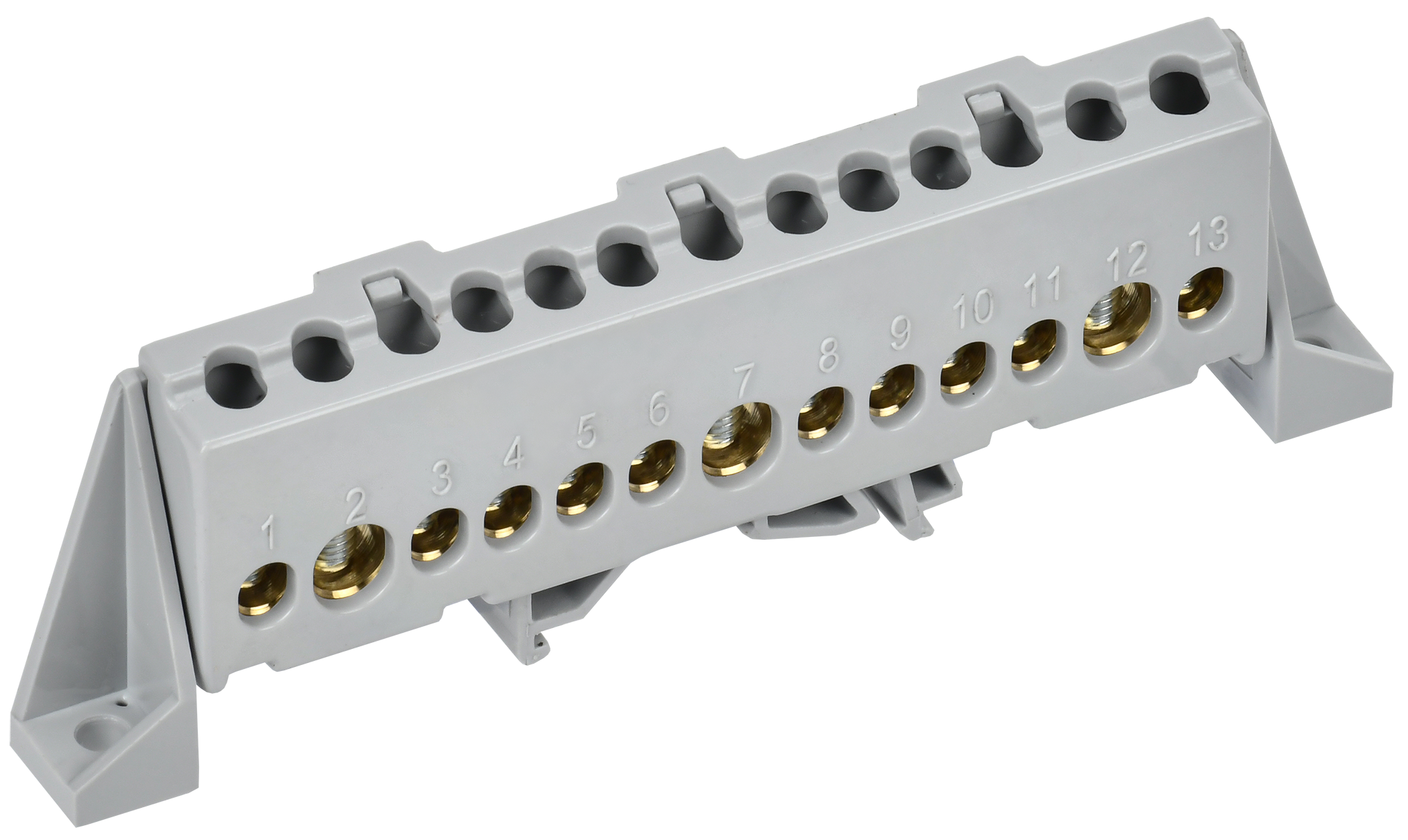 TEKFOR Шина L фаза в комбинированном DIN-изоляторе Стойка 8х12-13-Ср IEK