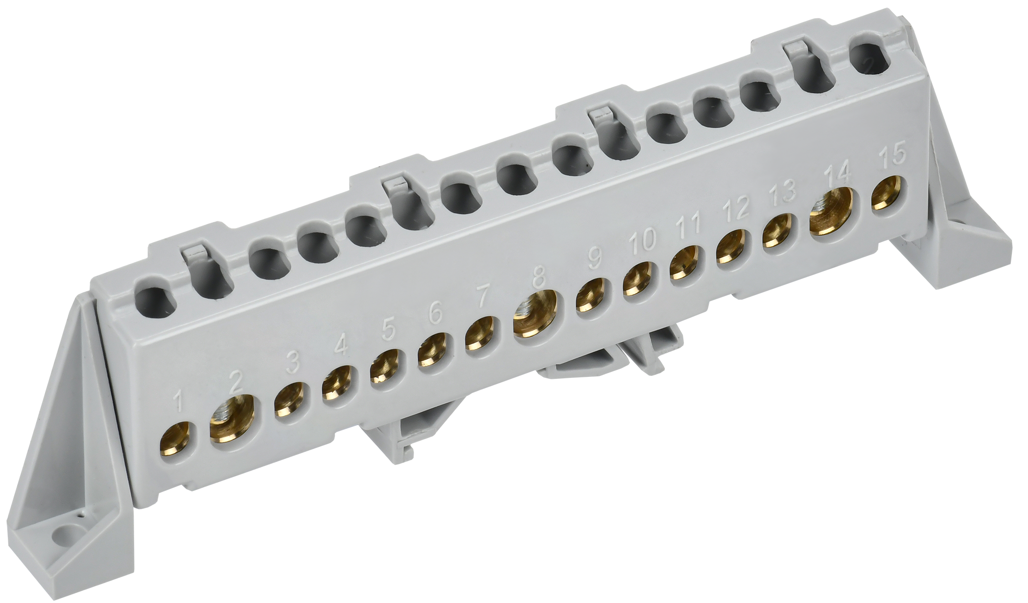 TEKFOR Шина L фаза в комбинированном DIN-изоляторе Стойка 8х12-15-Ср IEK