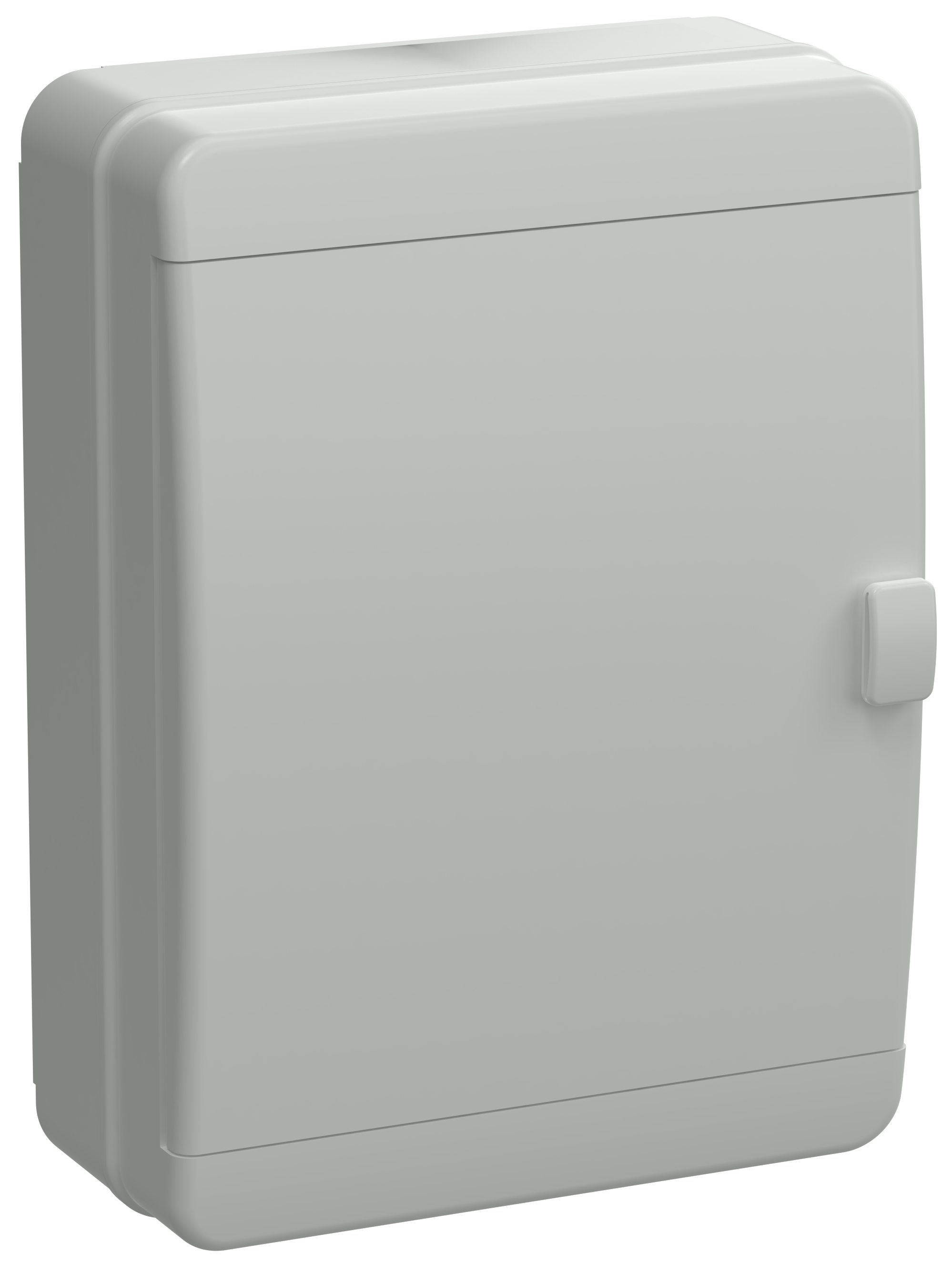 Корпус пластиковый навесной на 24 модуля КМПн-24 IP65 TEKFOR серая непрозрачная дверь