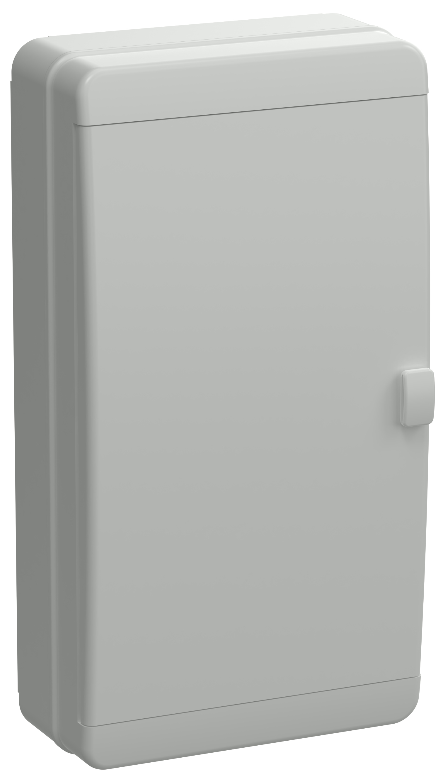 Корпус пластиковый навесной на 36 модулей КМПн-36 IP65 TEKFOR серая непрозрачная дверь