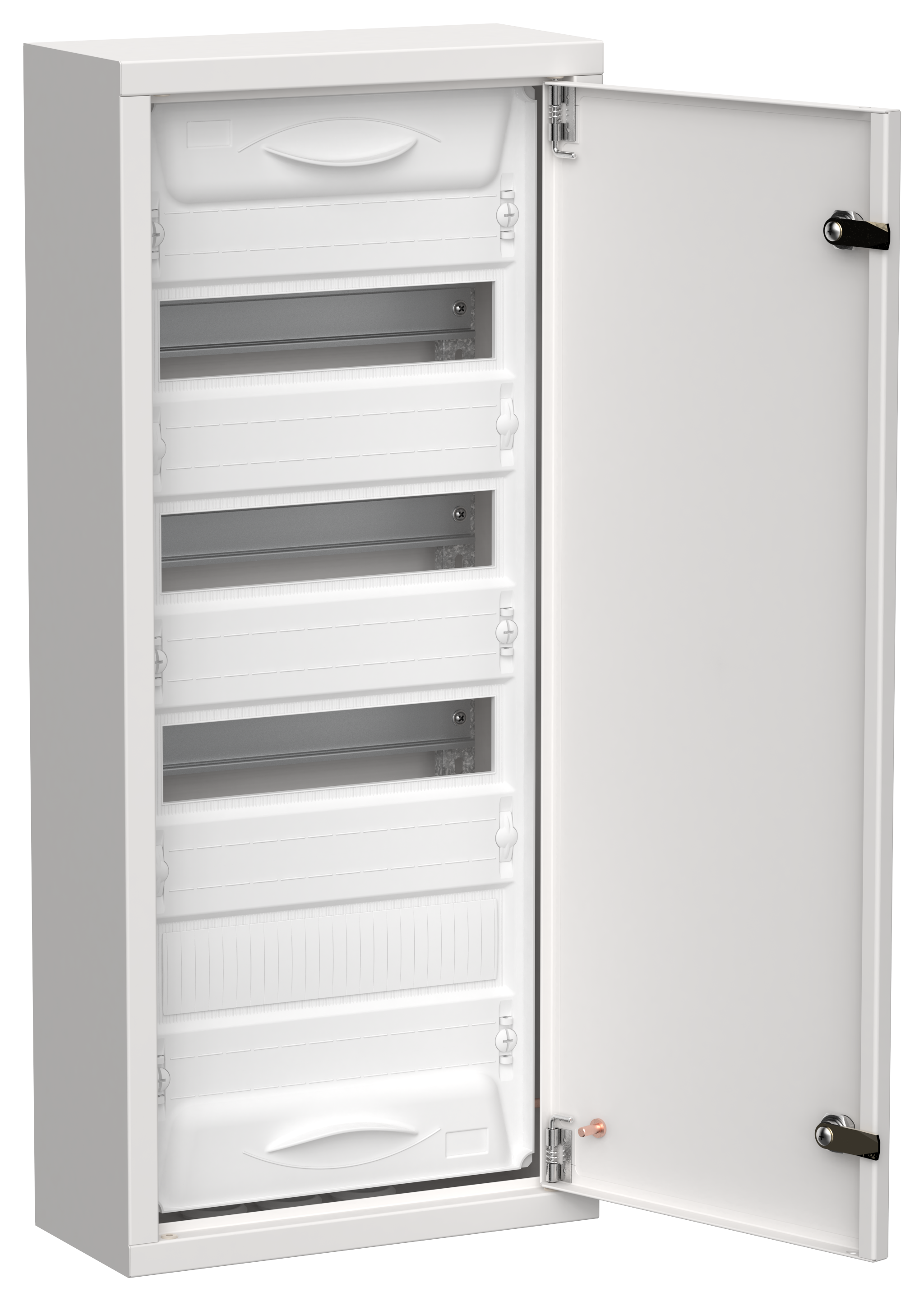 TITAN 5 Корпус металлический ЩРн-48 (1х48) 710х310х140мм IP31 белый (одна дверь) IEK