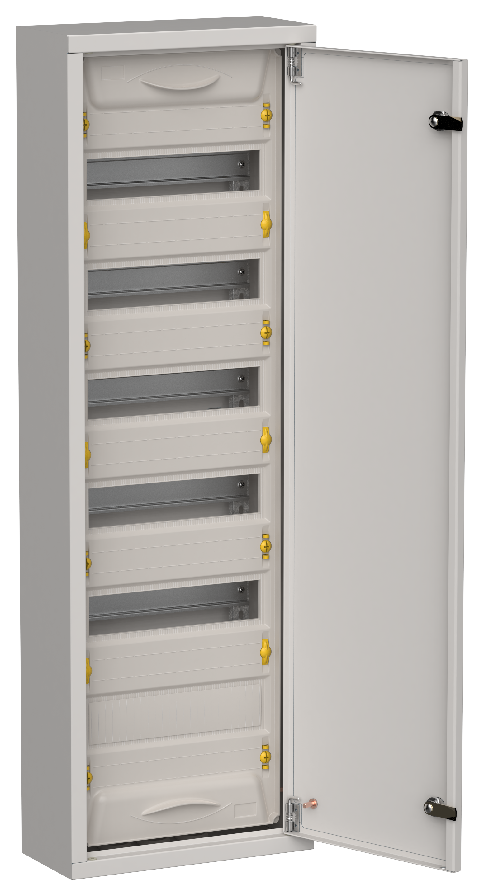 TITAN 5 Корпус металлический ЩРн-72 (1х72) 960х310х140мм IP31 серый (одна дверь) IEK