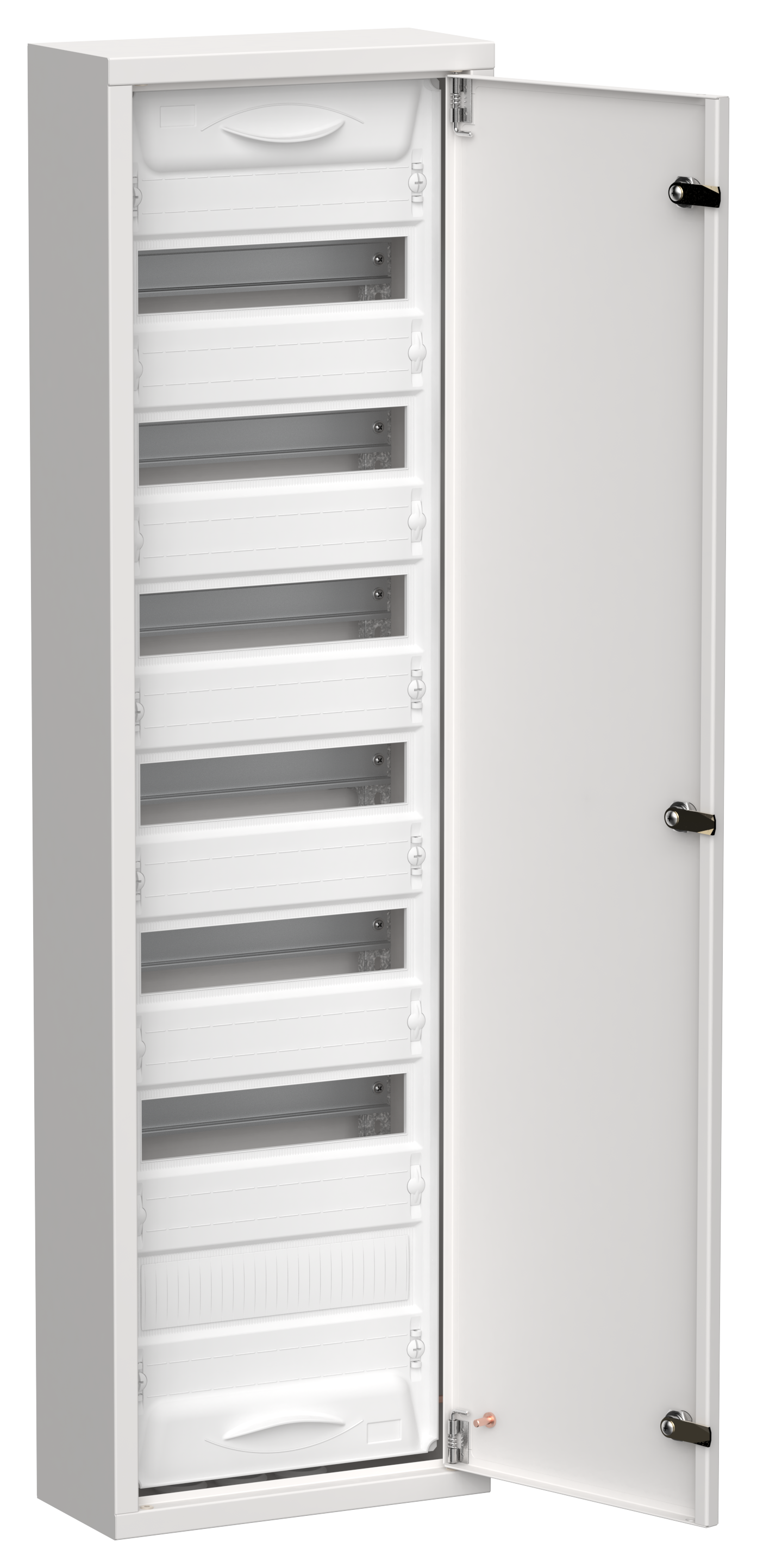 TITAN 5 Корпус металлический ЩРн-84 (1х84) 1085х310х140мм IP31 белый (одна дверь) IEK