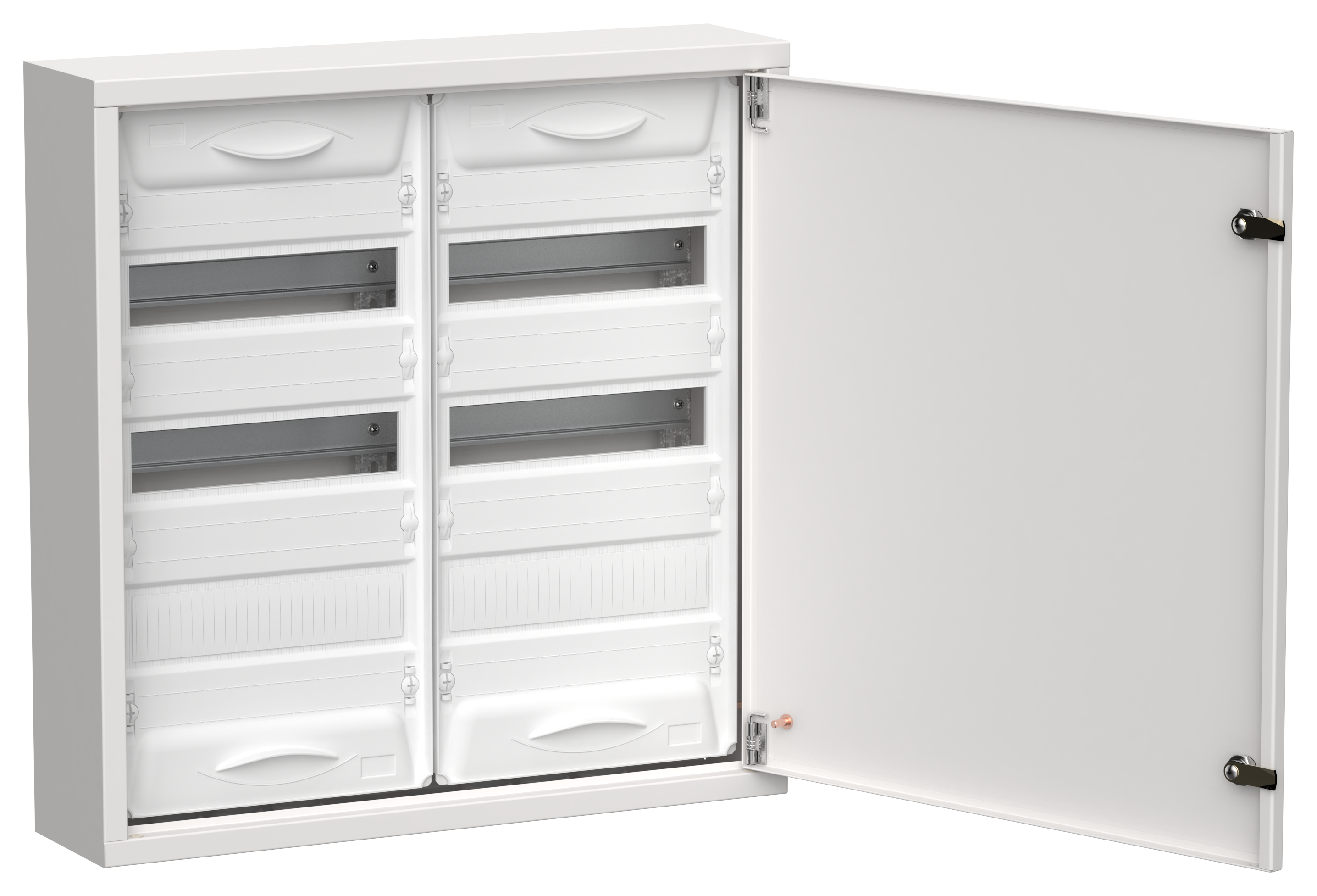 TITAN 5 Корпус металлический ЩРн-72 (2х36) 585х570х140мм IP31 белый (одна дверь) IEK