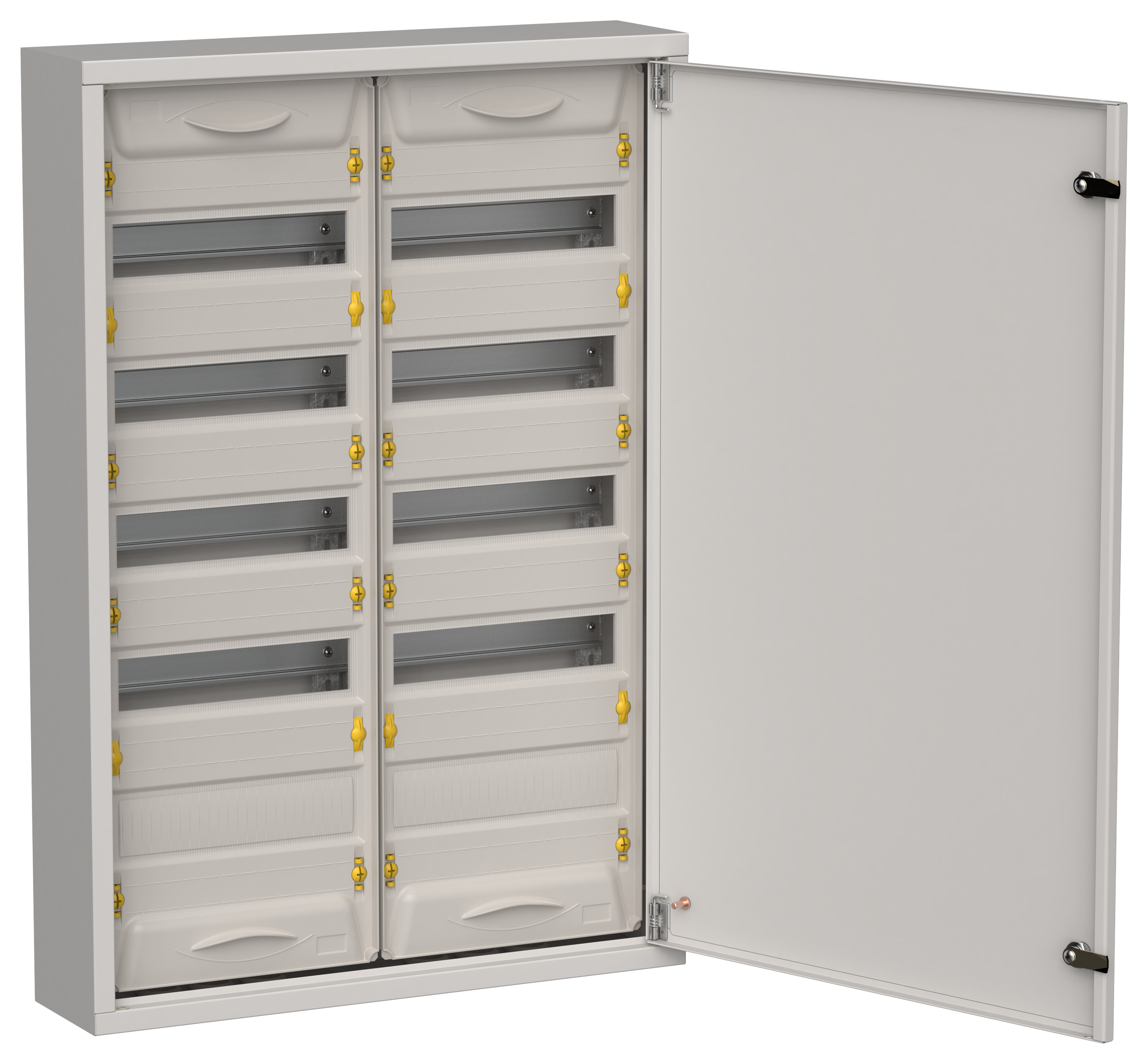 TITAN 5 Корпус металлический ЩРн-120 (2х60) 835х570х140мм IP31 серый (одна дверь) IEK