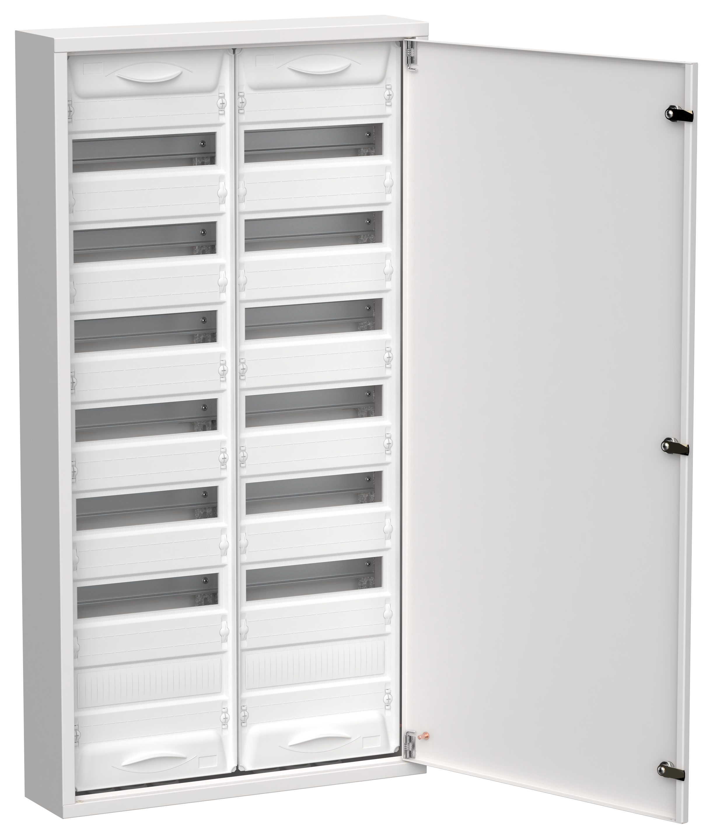 TITAN 5 Корпус металлический ЩРн-168 (2х84) 1085х570х140мм IP31 белый (одна дверь) IEK