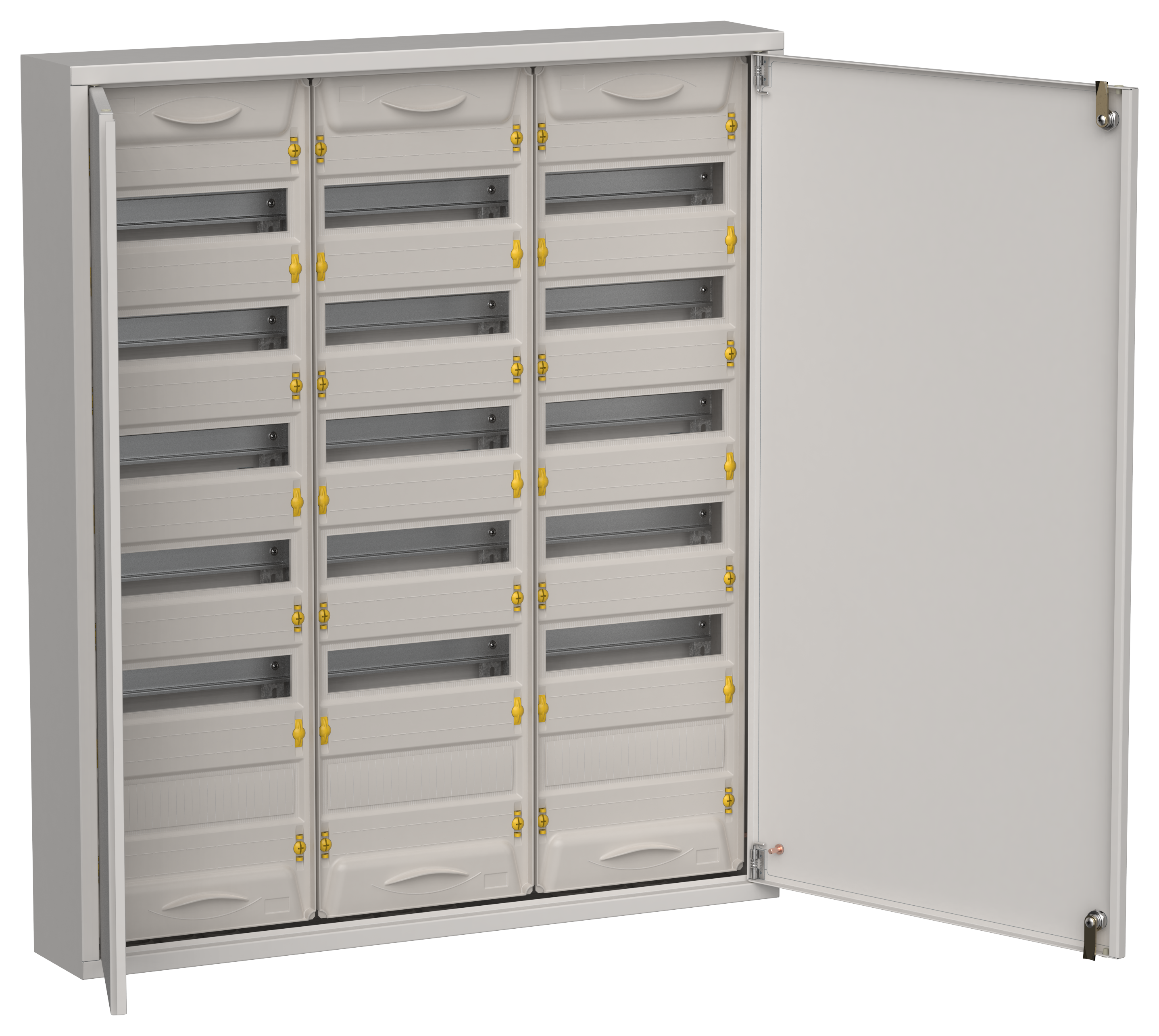 TITAN 5 Корпус металлический ЩРн-216 (3х72) 960х830х140мм IP31 серый (две двери) IEK