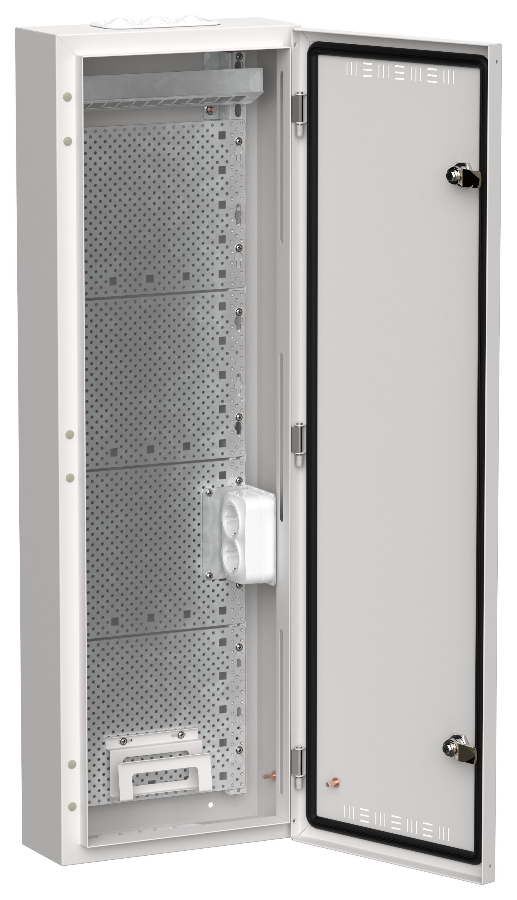 TITAN 5 Корпус мультимедиа ЩРн-72 (1х72) 960х310х140мм IP30 белый IEK