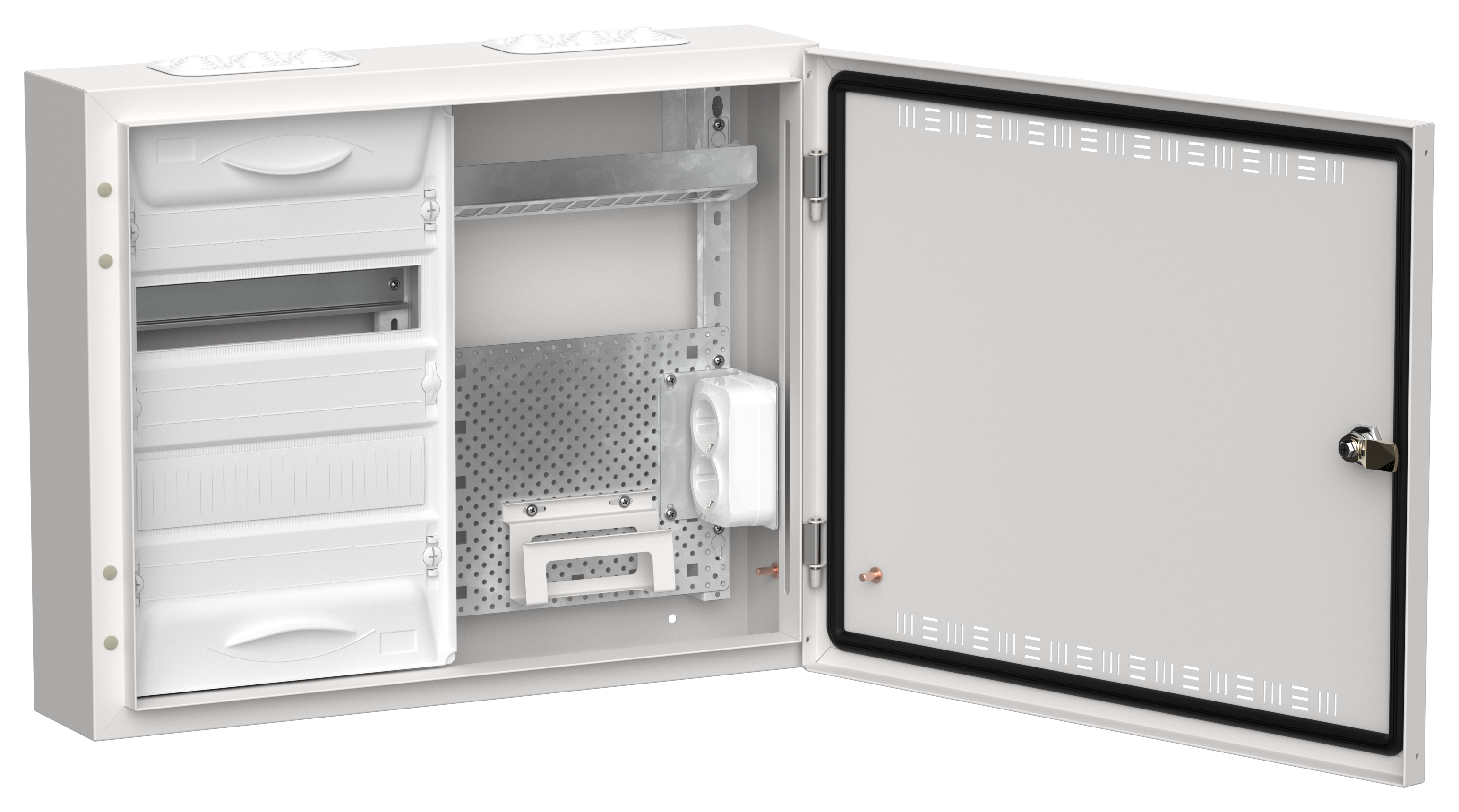 TITAN 5 Корпус комбинированный ЩРн-24 (2х24) белый IEK