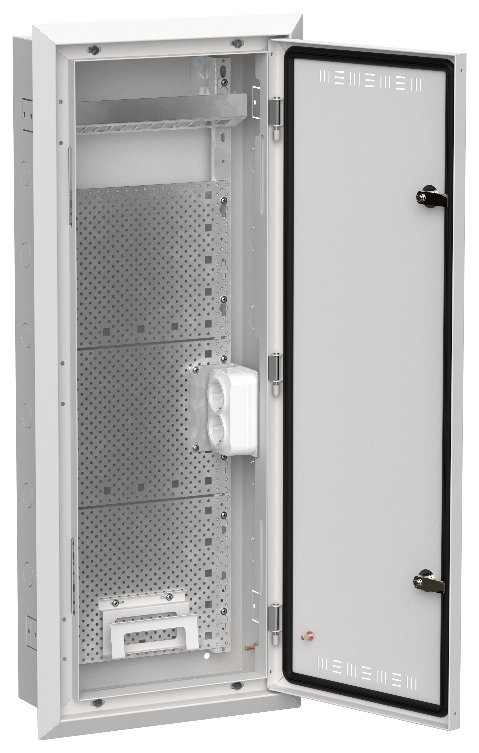 TITAN 5 Корпус мультимедиа ЩРв-60 (1х60) 880х365х130мм IP30 белый IEK