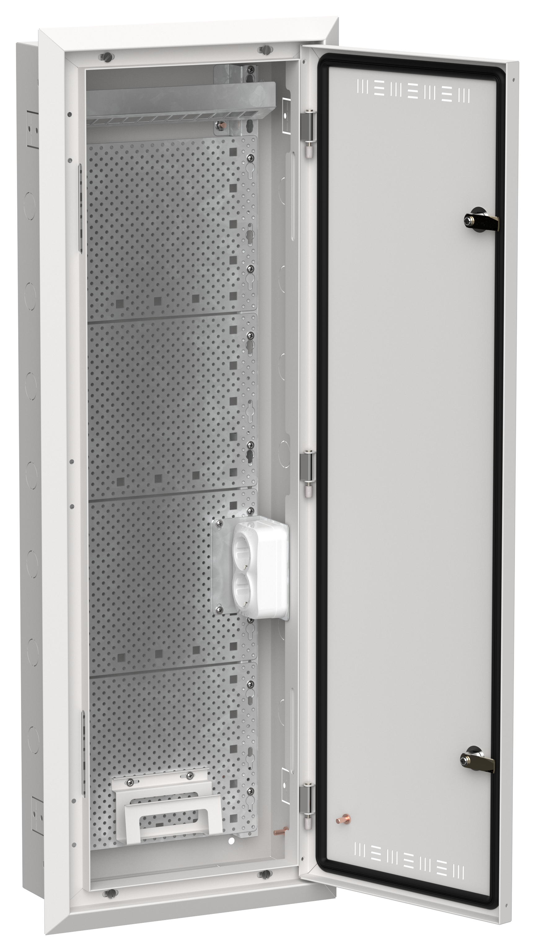 TITAN 5 Корпус мультимедиа ЩРв-72 (1х72) белый IEK