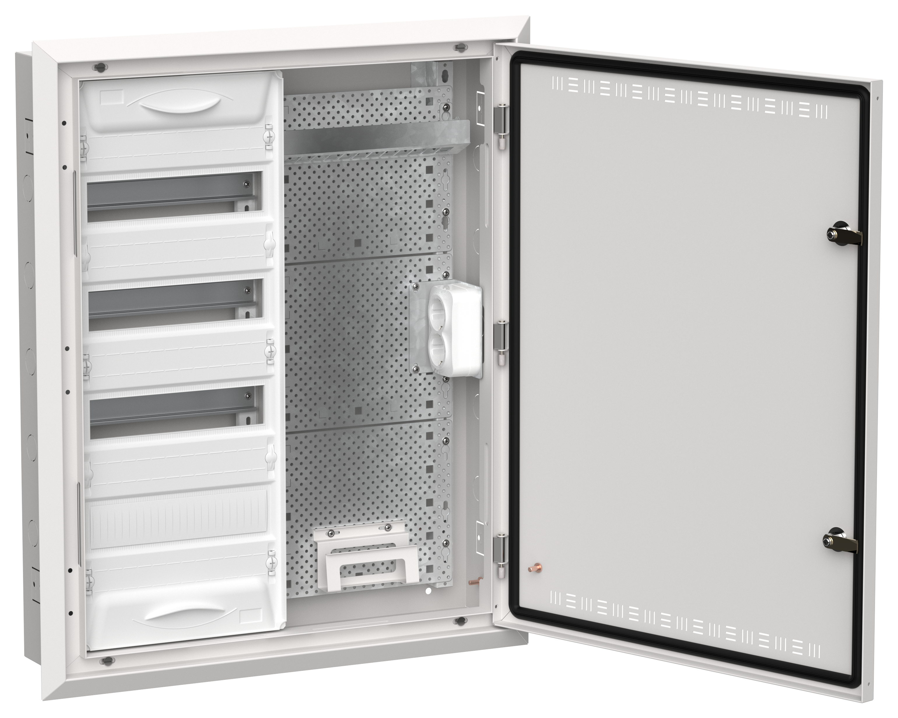 TITAN 5 Корпус комбинированный ЩРв-48 (2х48) белый IEK