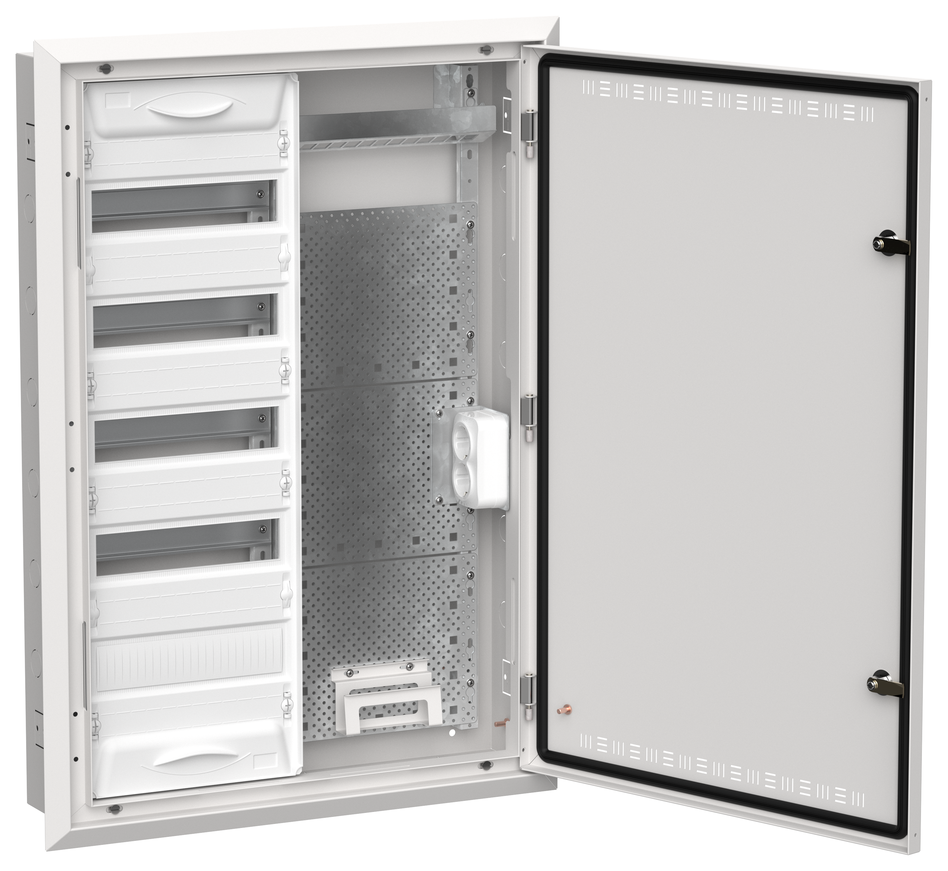 TITAN 5 Корпус комбинированный ЩРв-60 (2х60) белый IEK