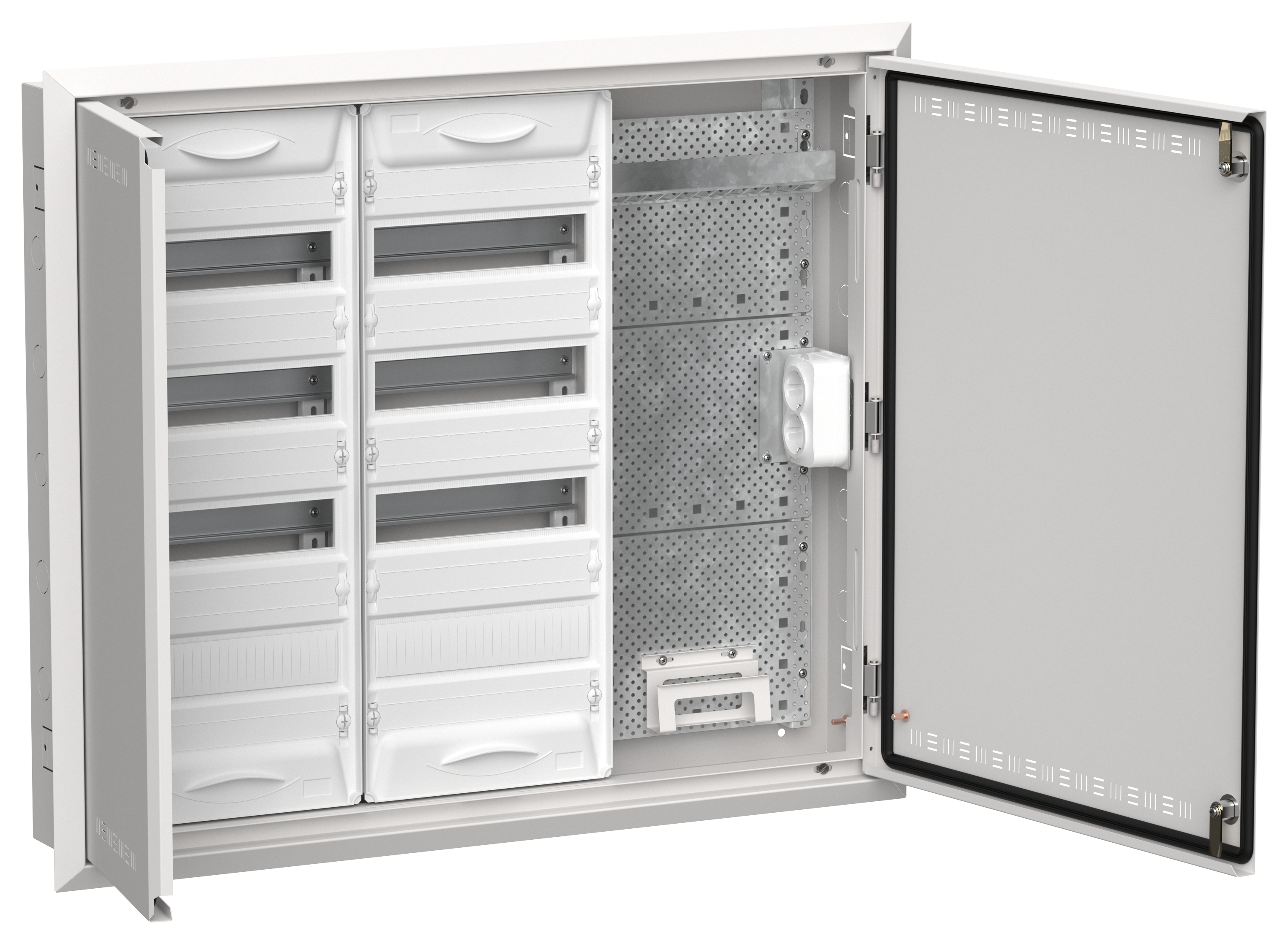 TITAN 5 Корпус комбинированный ЩРв-96 (3х48) белый IEK