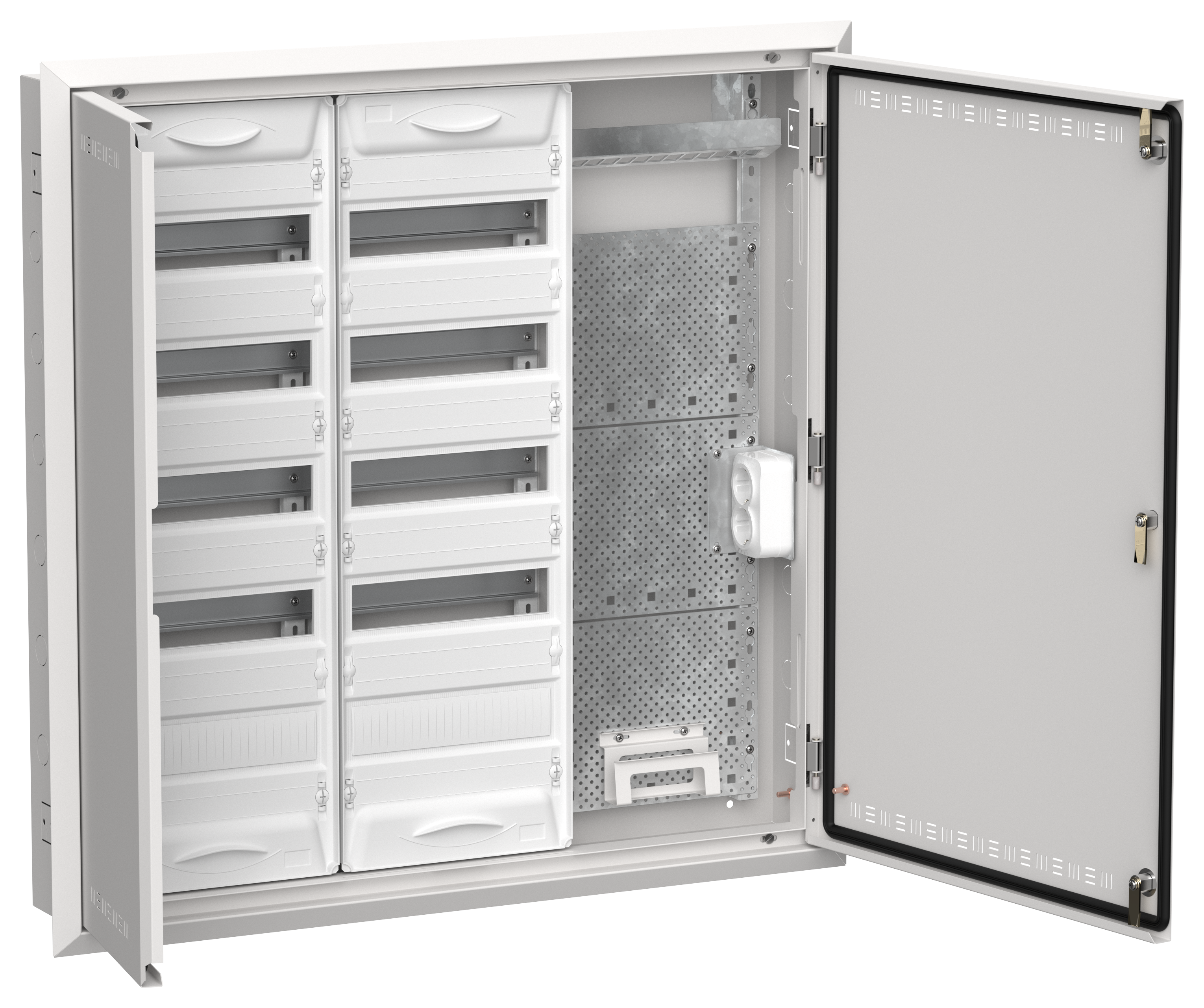 TITAN 5 Корпус комбинированный ЩРв-120 (3х60) белый IEK