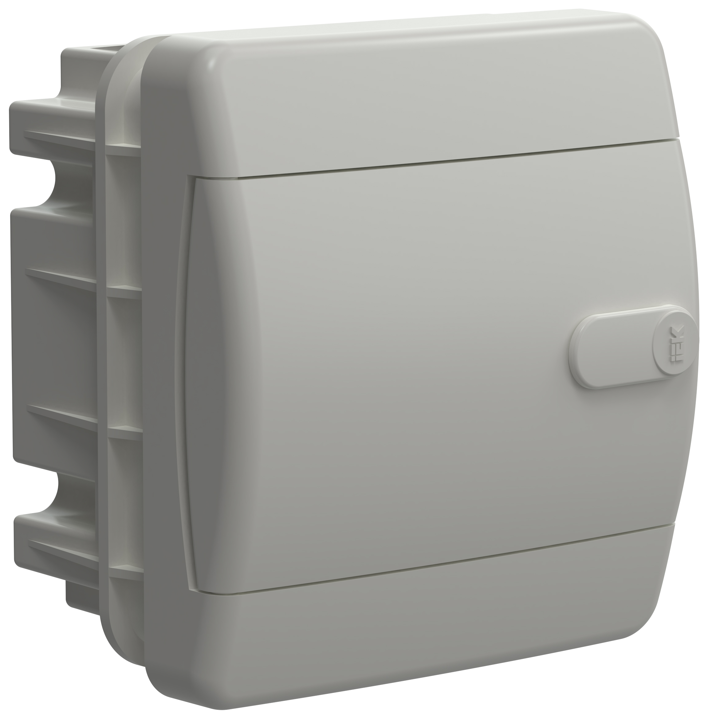 Корпус пластиковый встраиваемый на 4 модуля ЩРВ-П-4 IP41 UNION Compact белая дверь