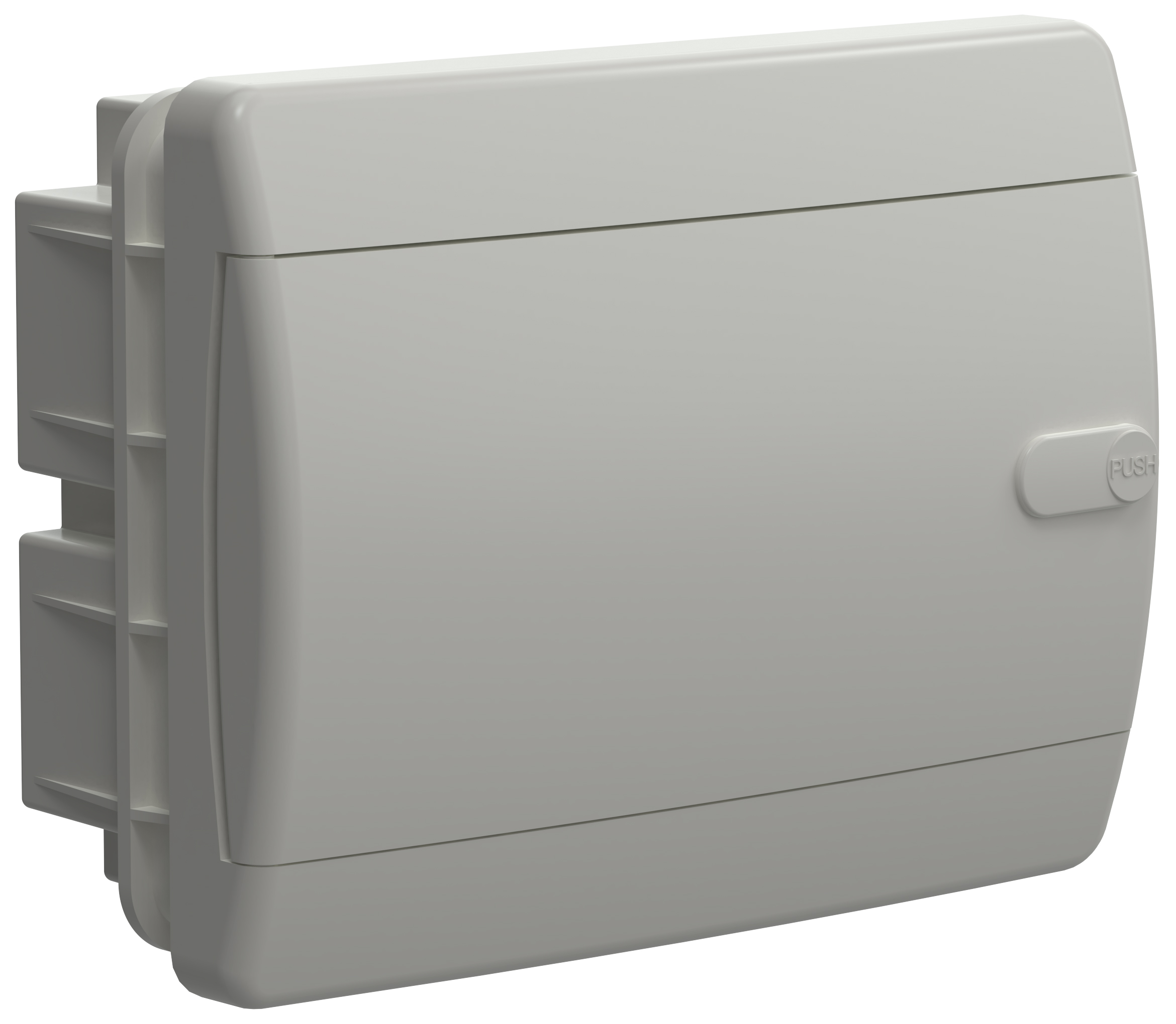 Корпус пластиковый встраиваемый на 8 модулей ЩРВ-П-8 IP41 UNION Compact белая дверь