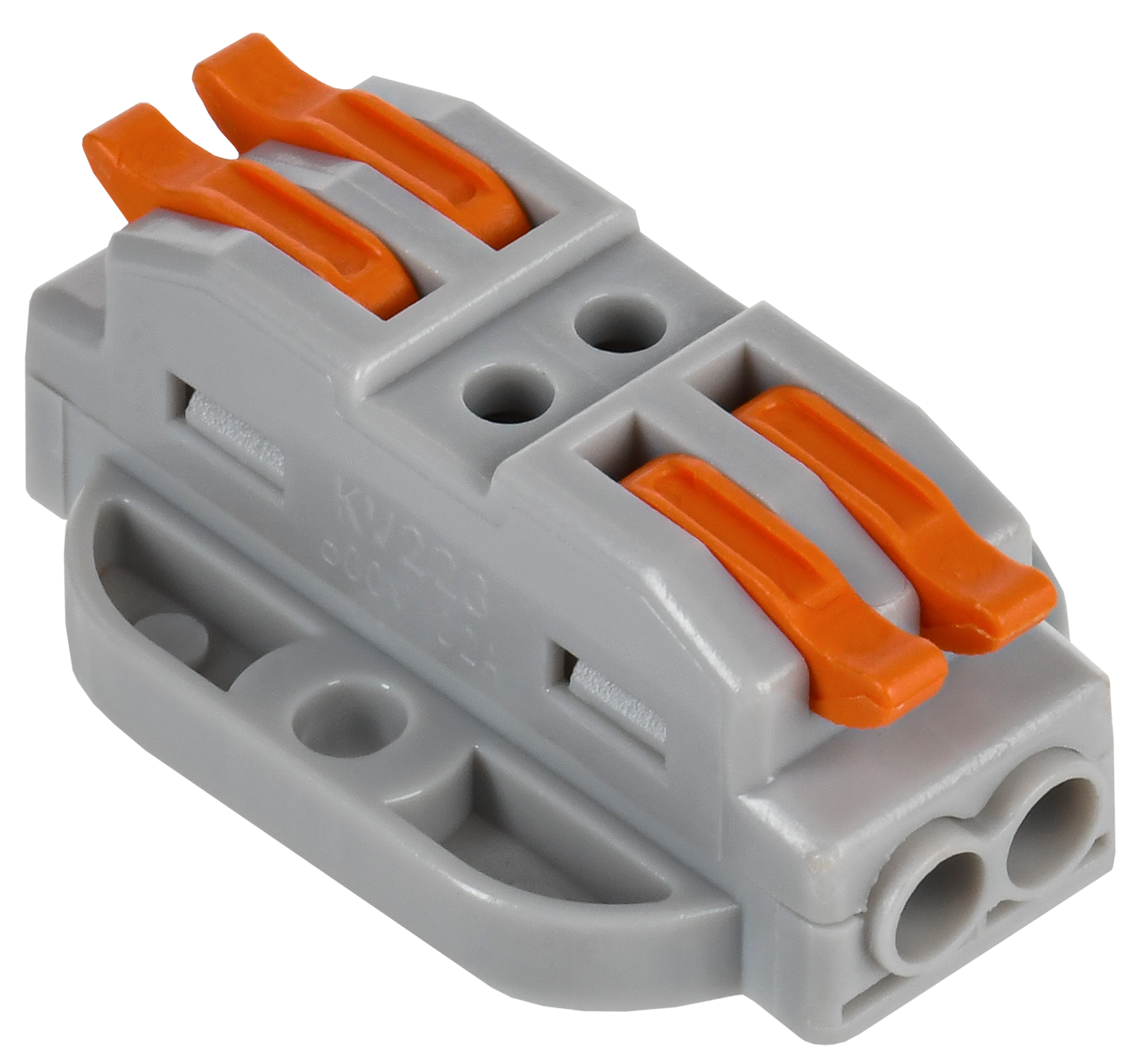 Строительно-монтажная клемма СМК 222-4122P проходная с площадкой (4шт/упак) IEK