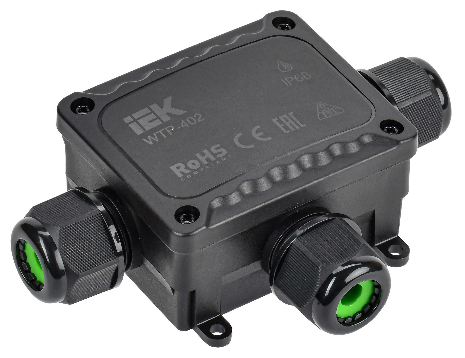 Коробка распред. герметичная WTP-402 3 ввода IP68