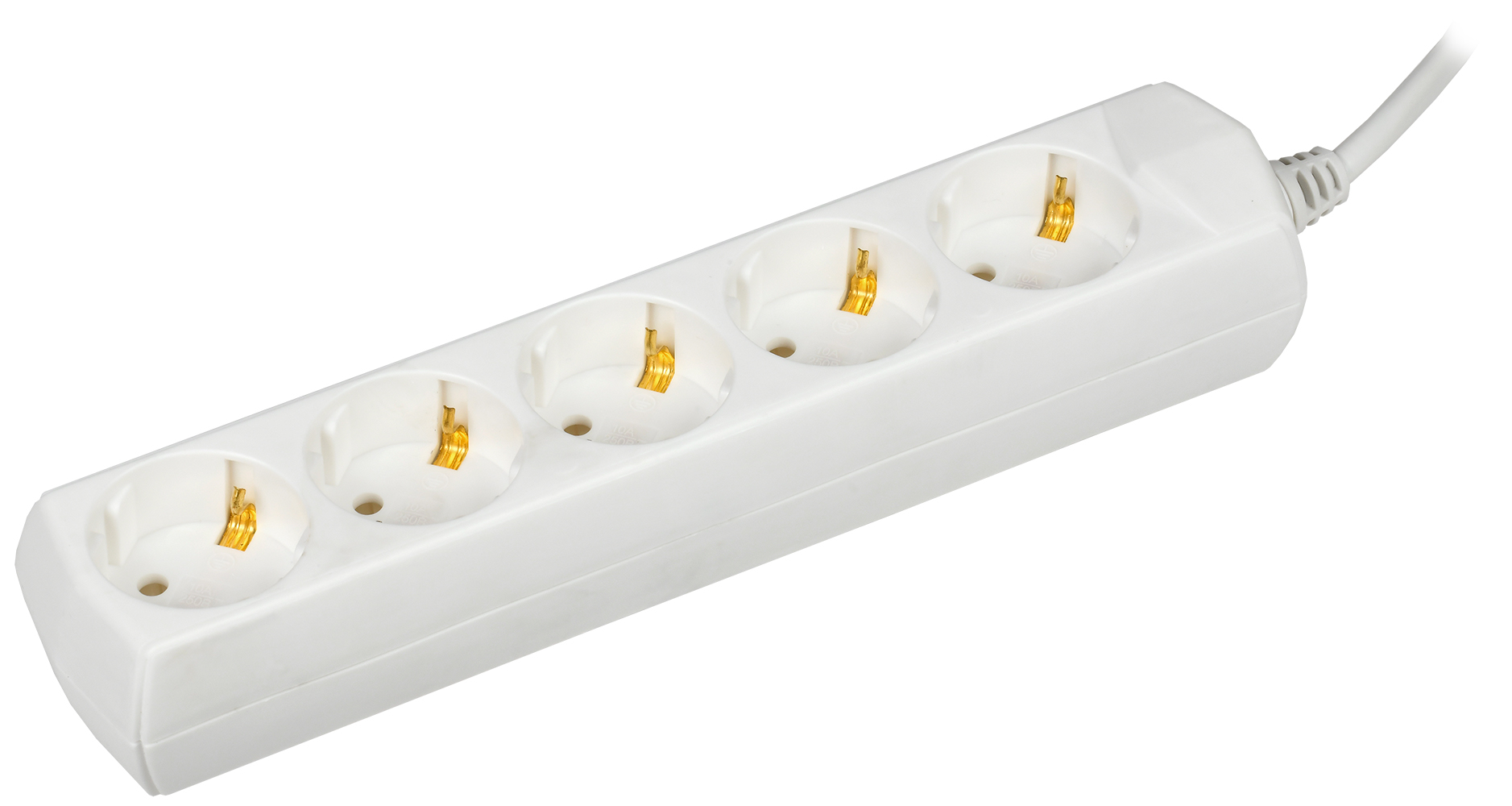 Удлинитель бытовой У05 5 мест 2P+PE/7м 3х1мм2 10А/250В GENERICA