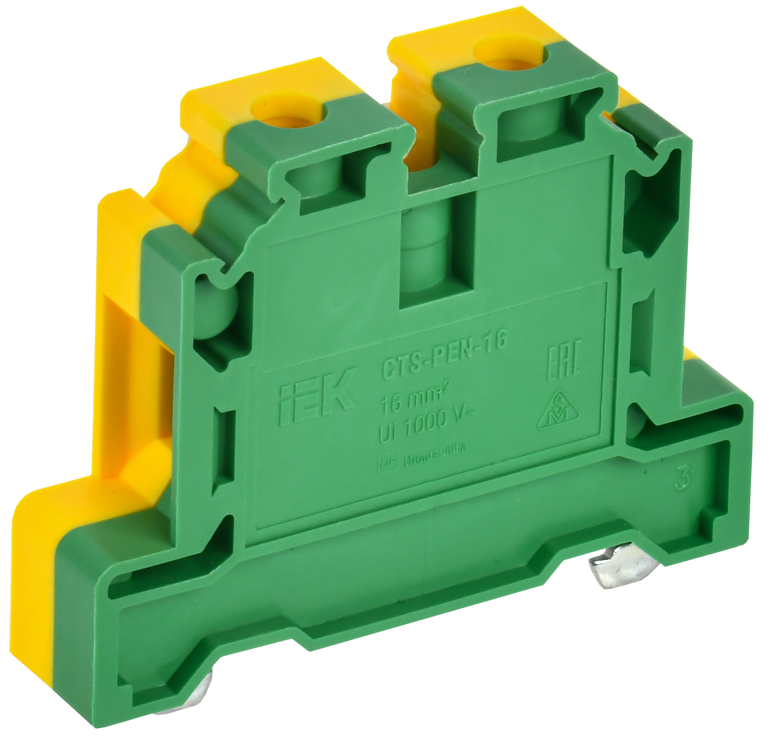 ARMAFIX Клемма винтовая CTS-PEN земля 16мм2 желто-зеленая IEK