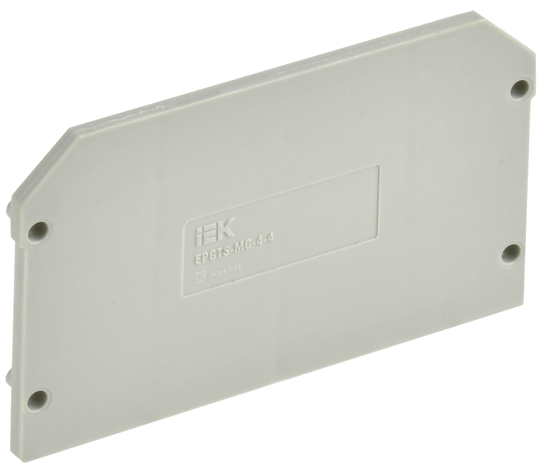 Заглушка для CTS-MC 4 вывода 4мм2 серая IEK