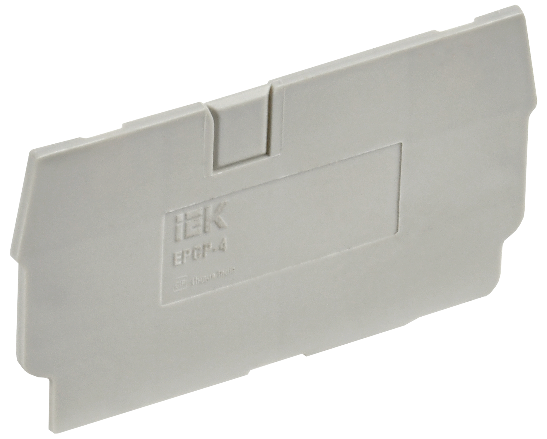 Заглушка для CP 4мм2 серая IEK