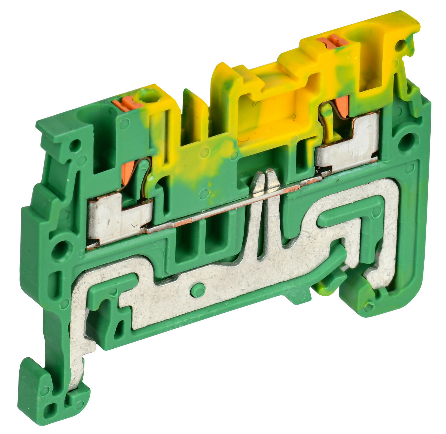 ARMAFIX Клемма пружинная Push-in CP-PEN земля 1,5мм2 желто-зеленая IEK