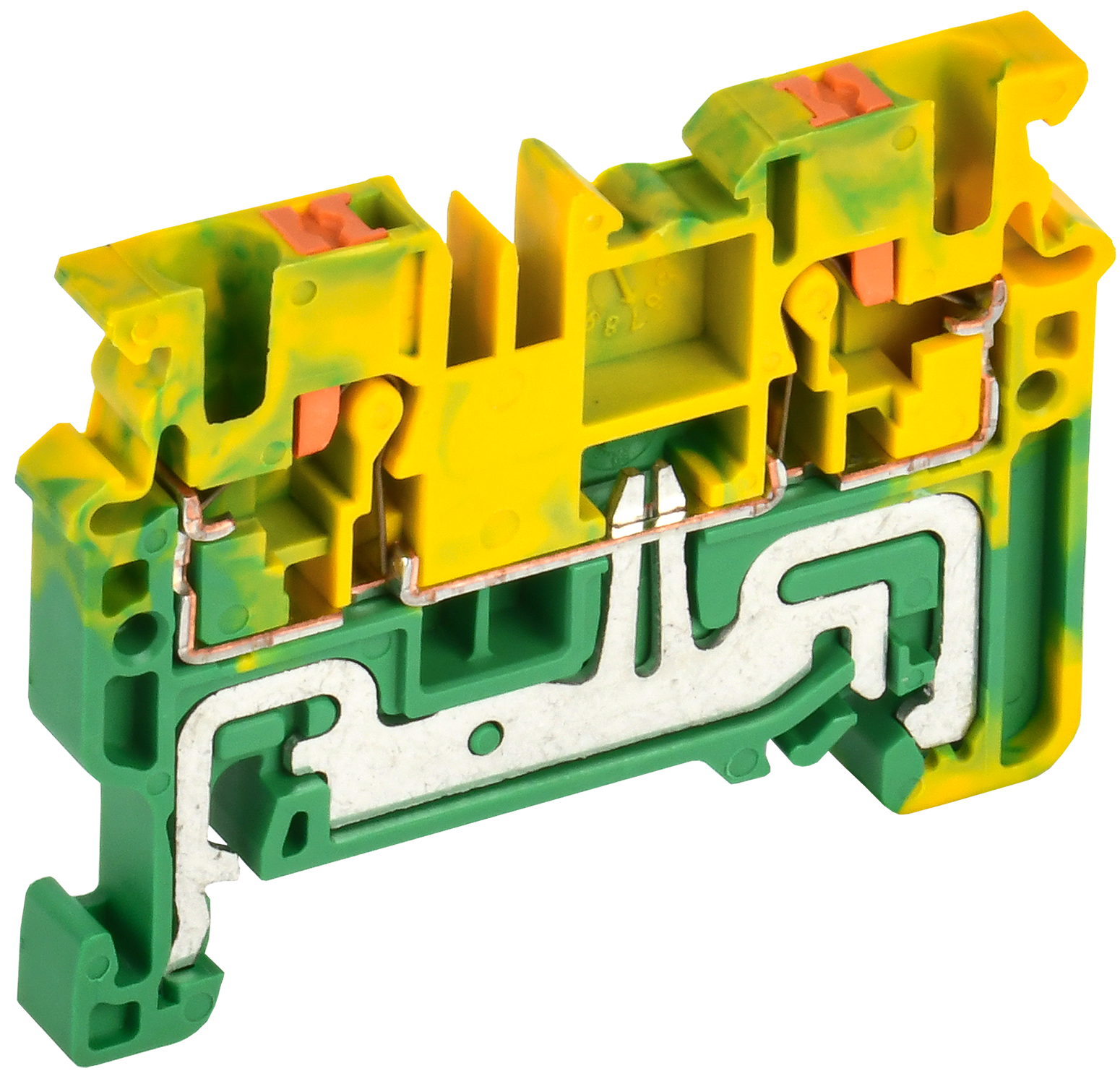 ARMAFIX Клемма пружинная Push-in CP-PEN земля 2,5мм2 желто-зеленая IEK