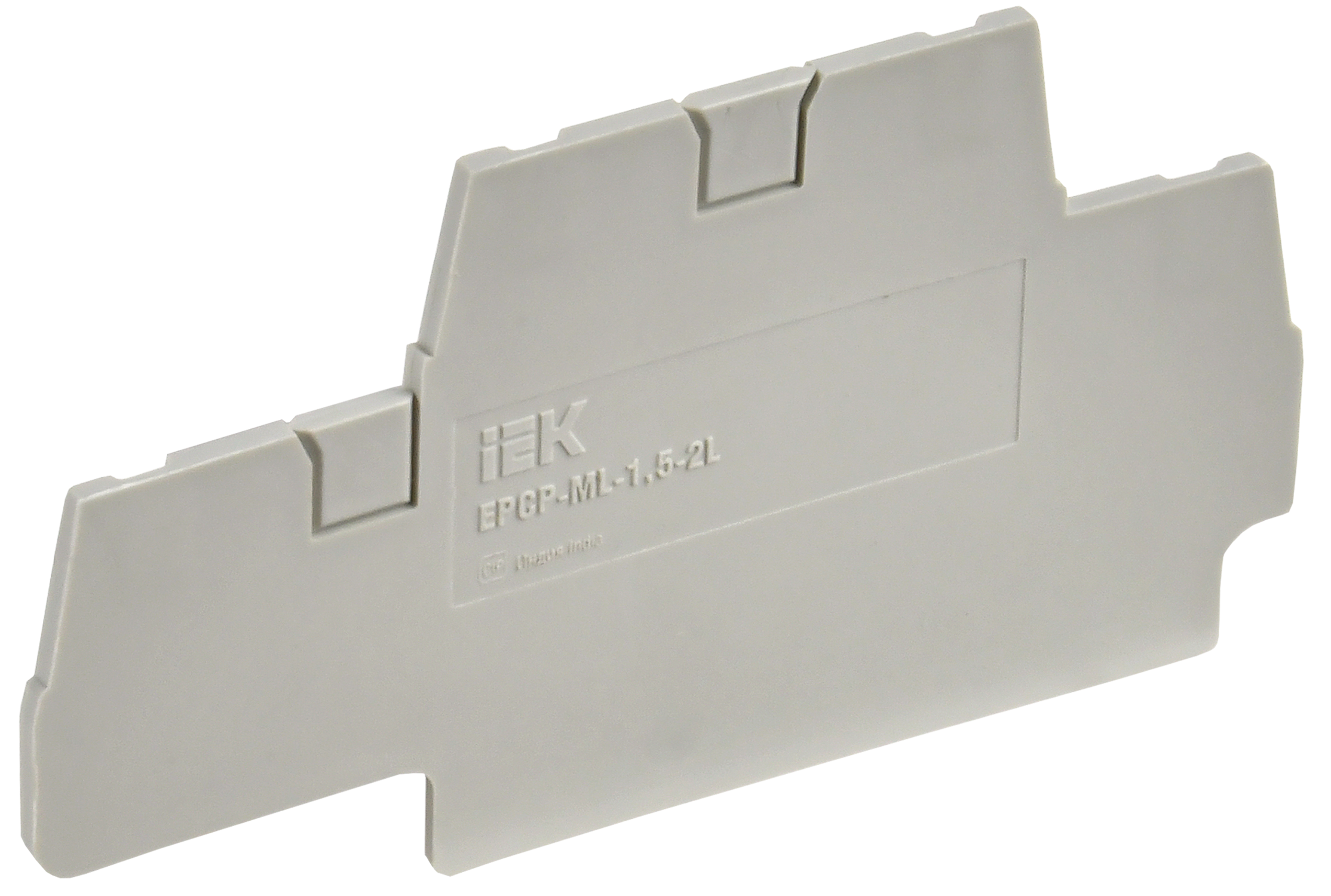 Заглушка для CP-ML 2 ур. 1,5мм2 серая IEK