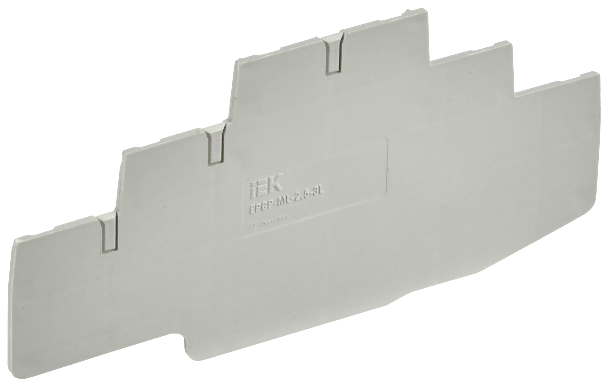 Заглушка для CP-ML 3 ур. 2,5мм2 серая IEK