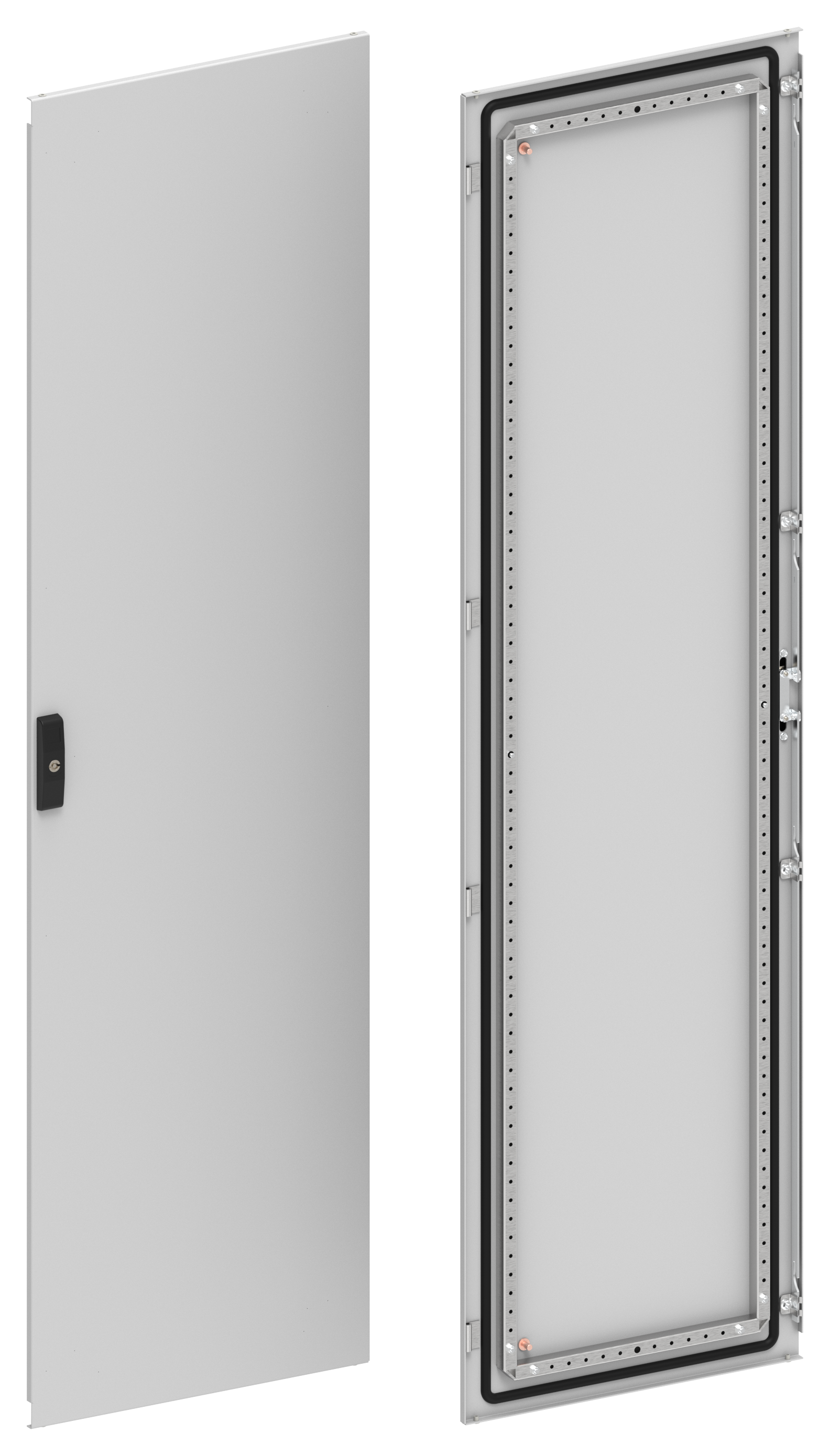 FORMAT Дверь металлическая двустворчатая (створка 1) 1800х500мм IEK