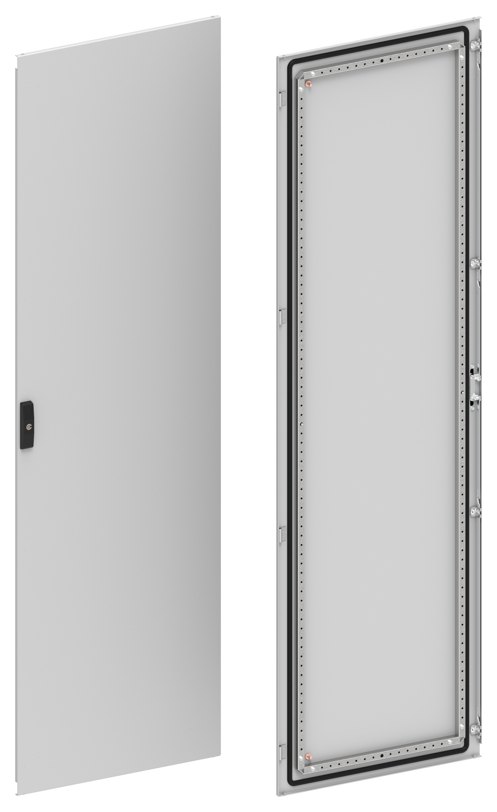 FORMAT Дверь металлическая двустворчатая (створка 1) 2000х600мм IEK