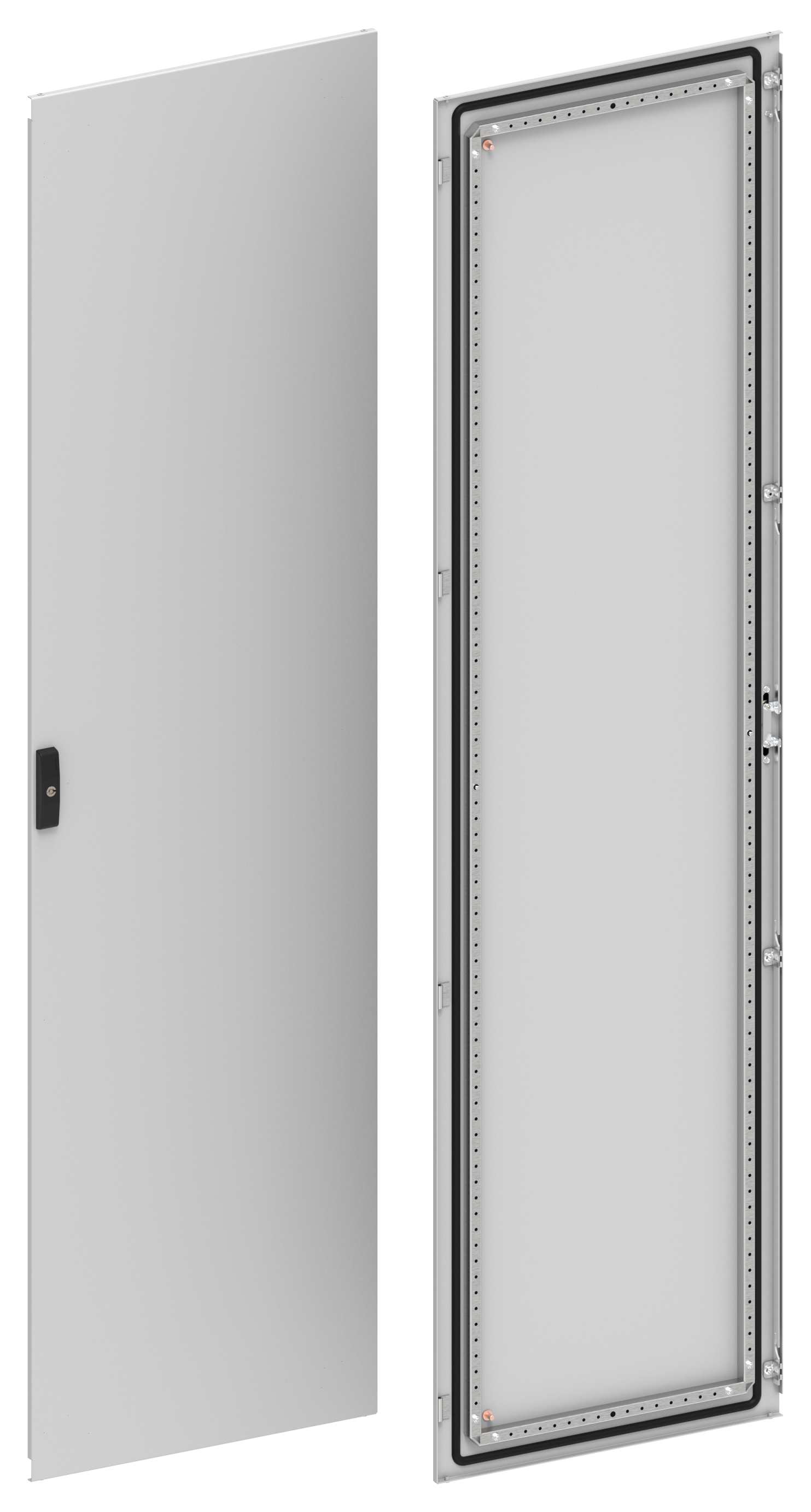 FORMAT Дверь металлическая двустворчатая (створка 1) 2200х600мм IEK