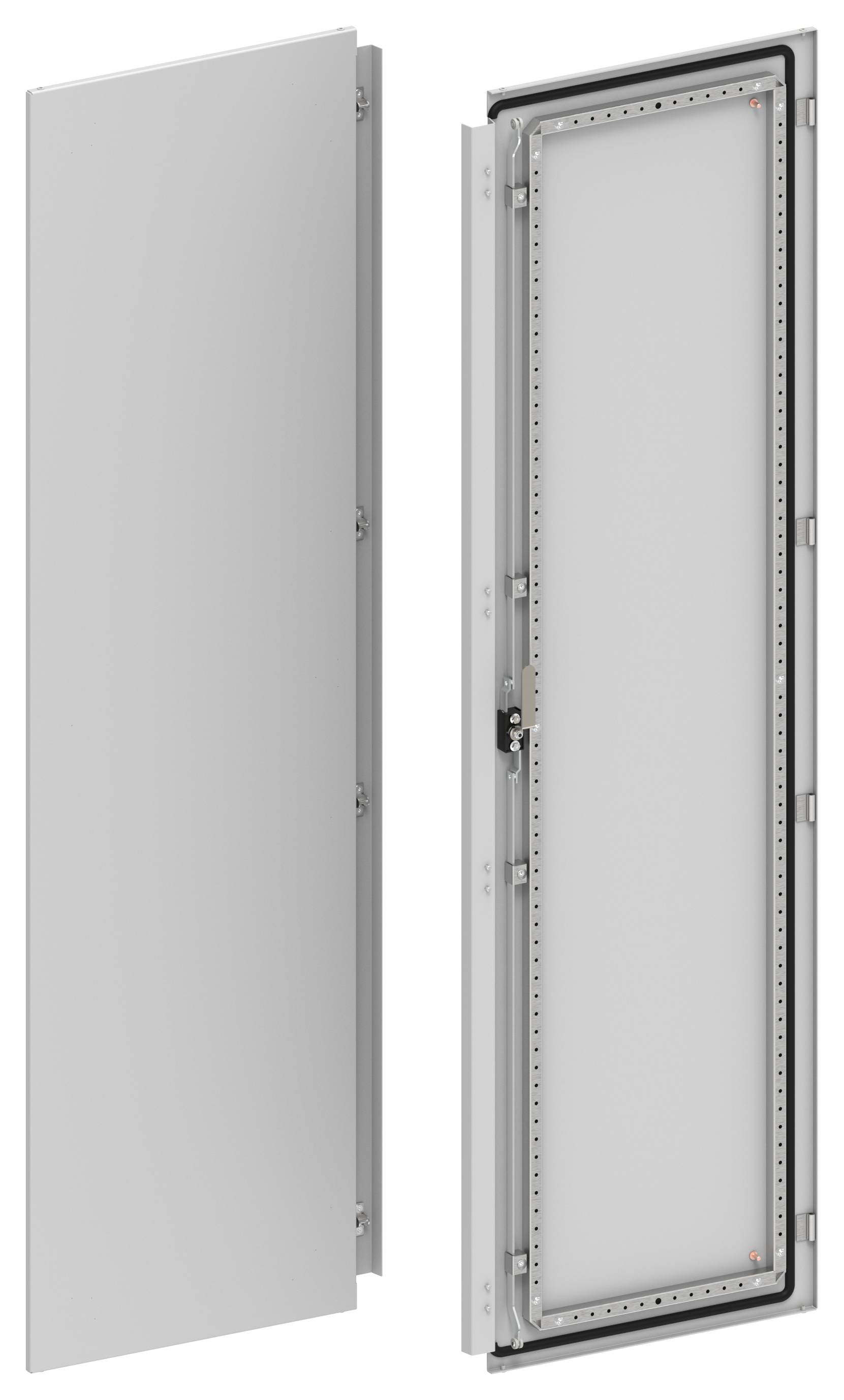 FORMAT Дверь металлическая двустворчатая (створка 2) 1800х500мм IEK